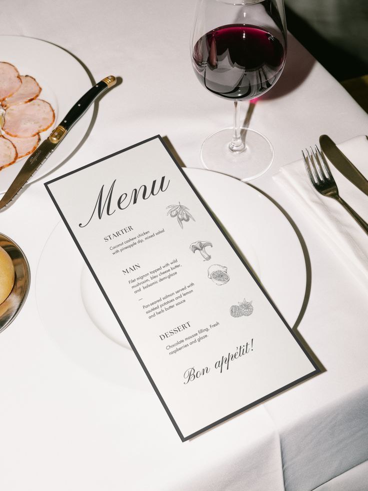 The Complete Guide To Creating Wedding Menus From Vision To 