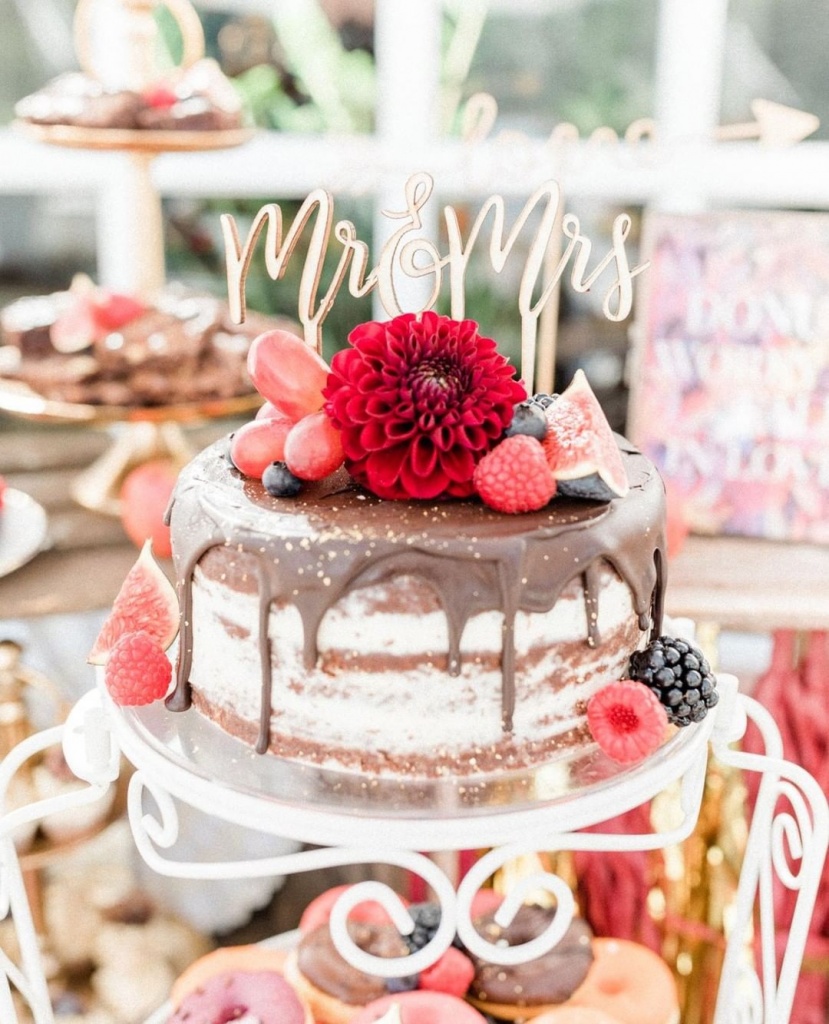 One-Tier Wedding Cakes