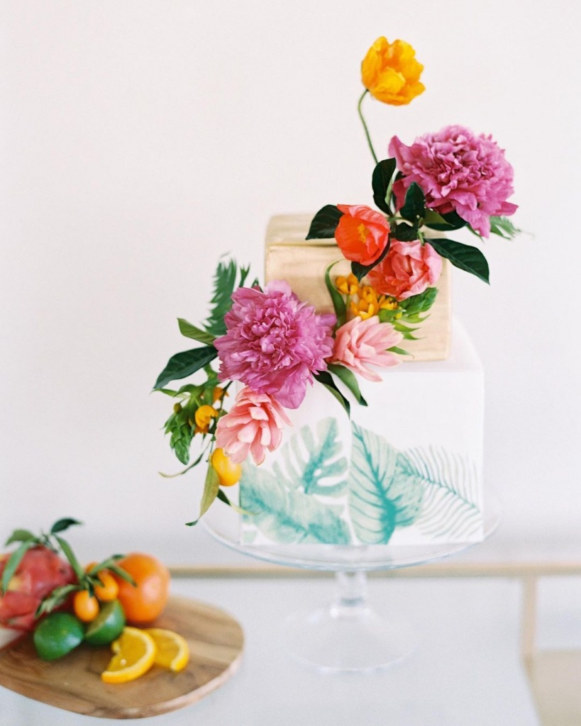 Painted Wedding Cakes