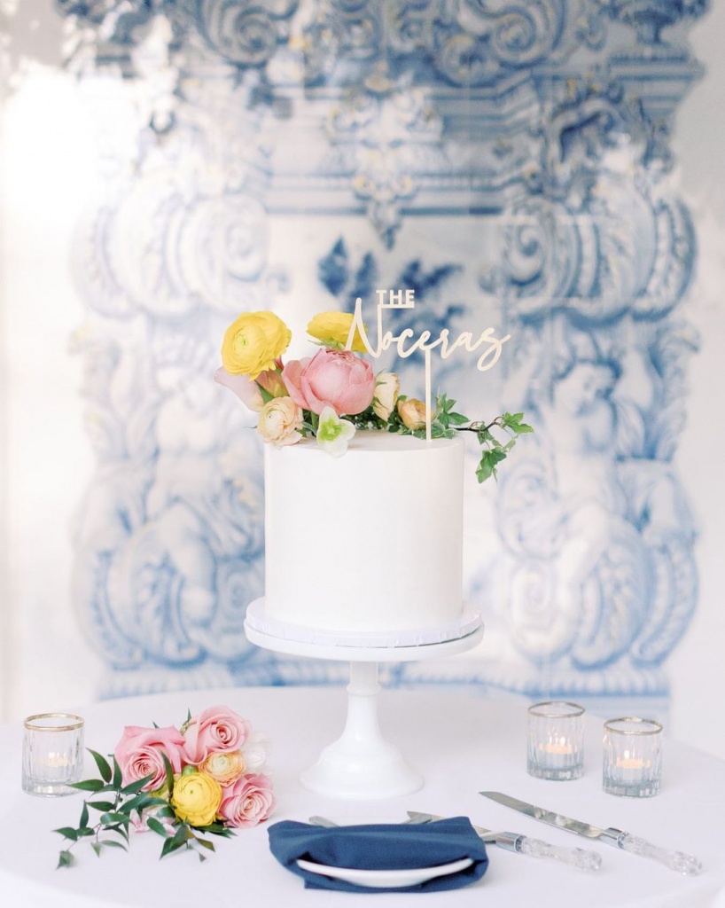 One-Tier Wedding Cakes