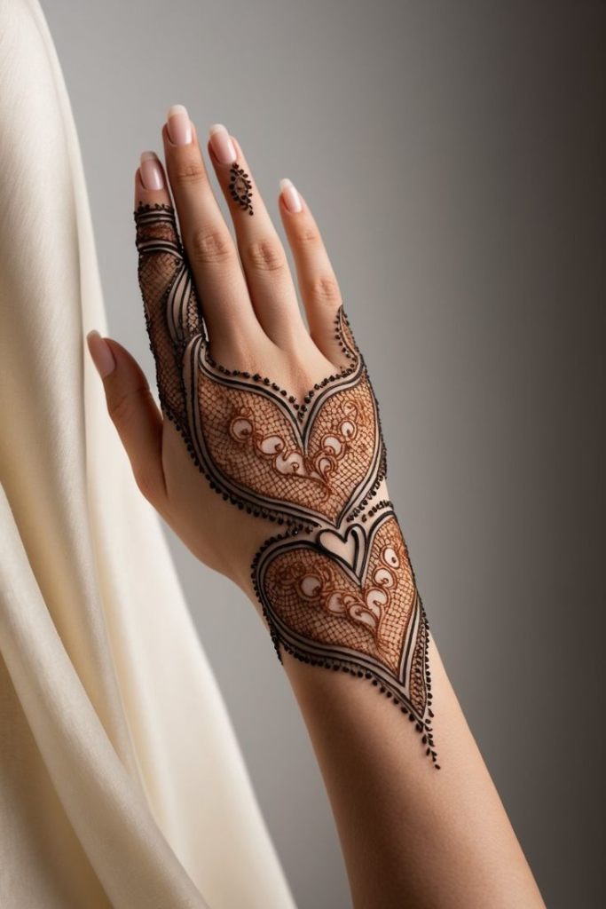 43_Heart Motif Mehndi_ Lace-Inspired Meshwork for Romantic Occasions.jpg