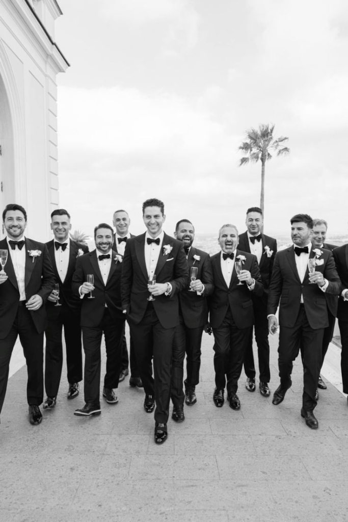 8_Groom and Groomsmen celebrating at Villa Miani, Rome _ Daniele & Marilia.jpg