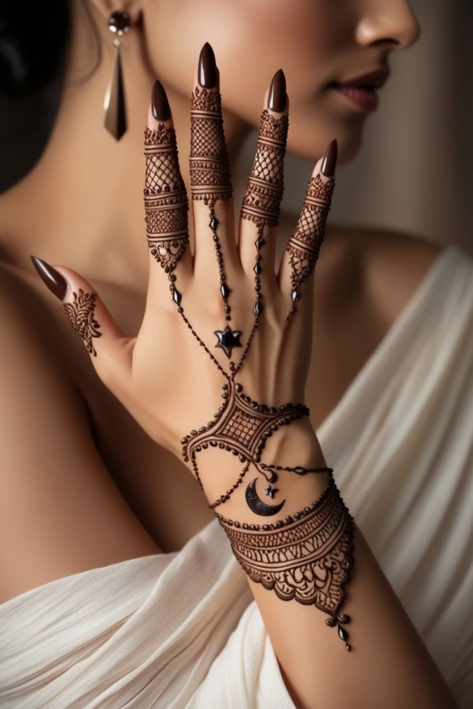 25_Glamorous Mehndi Design with Celestial Charms.jpg