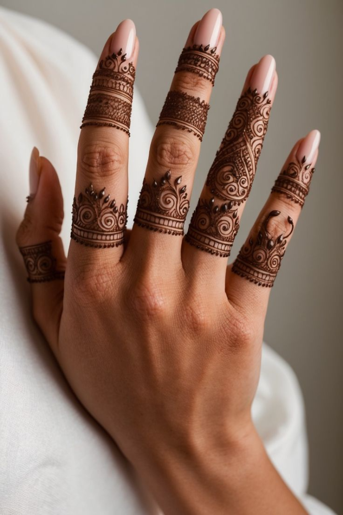 44_Exquisite Finger Mehndi Design_ Intricate Patterns for Modern Elegance.jpg