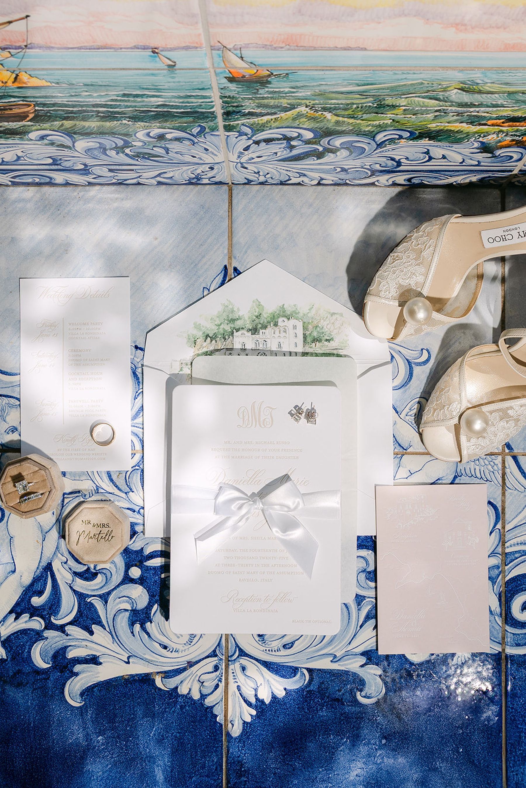 Daniella and Thomas's Timeless Italian Wedding at Villa La Rondinaia photo