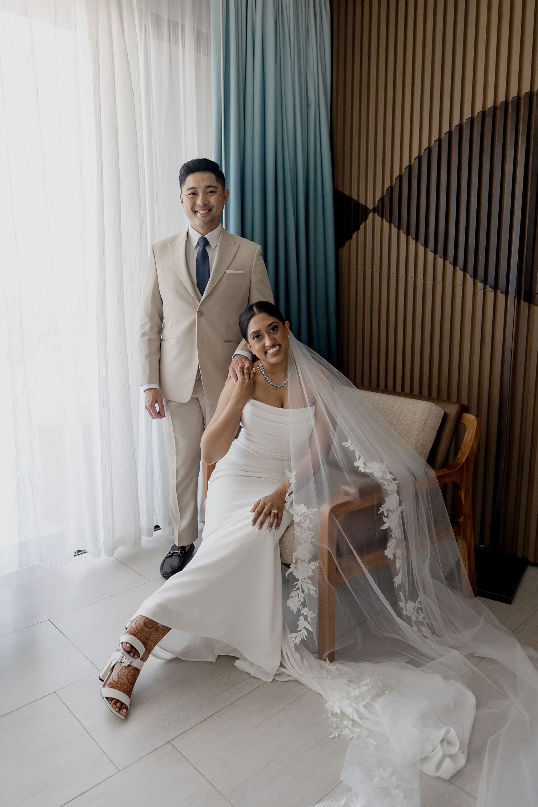 A Vibrant Fusion Celebration: Komal &amp; Audwin's Multi-Day Wedding at Hard Rock Los Cabos photo