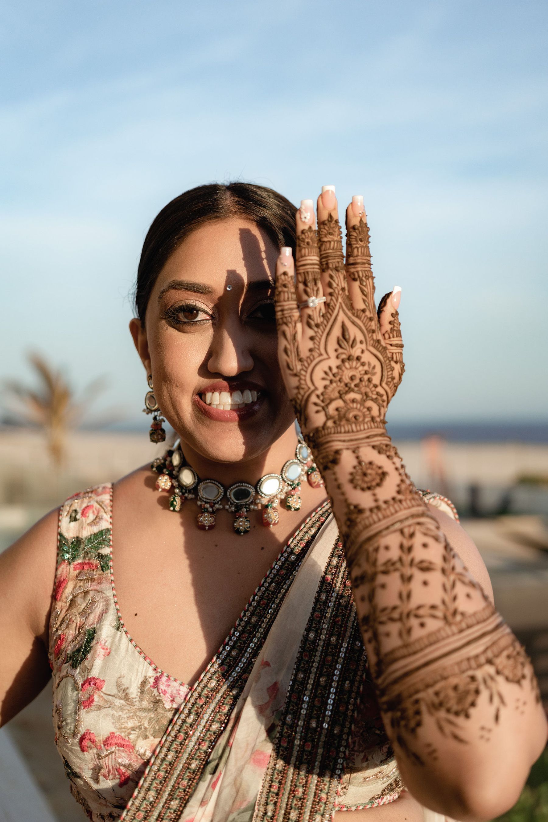 A Vibrant Fusion Celebration: Komal &amp; Audwin's Multi-Day Wedding at Hard Rock Los Cabos photo