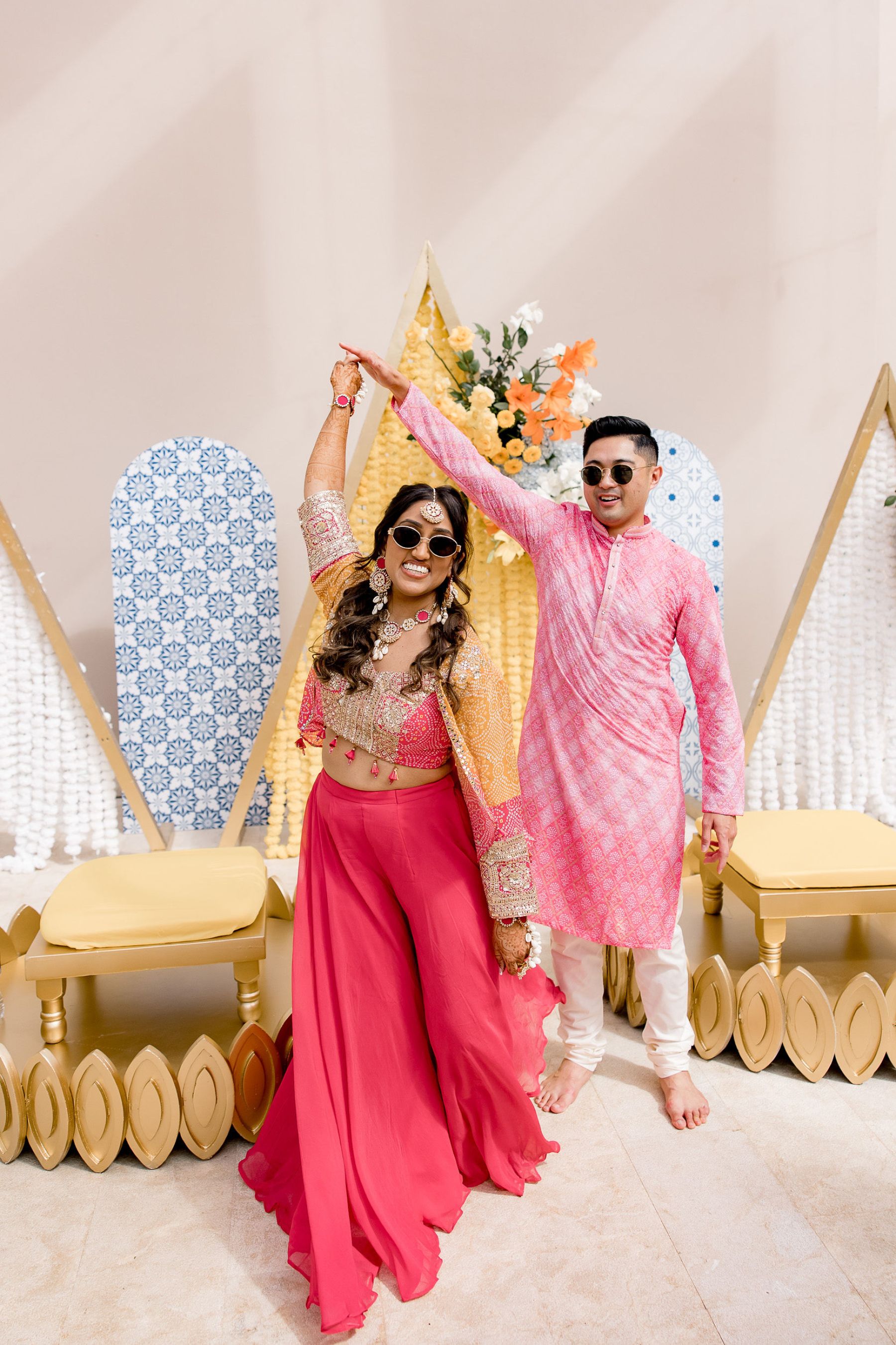 A Vibrant Fusion Celebration: Komal &amp; Audwin's Multi-Day Wedding at Hard Rock Los Cabos photo