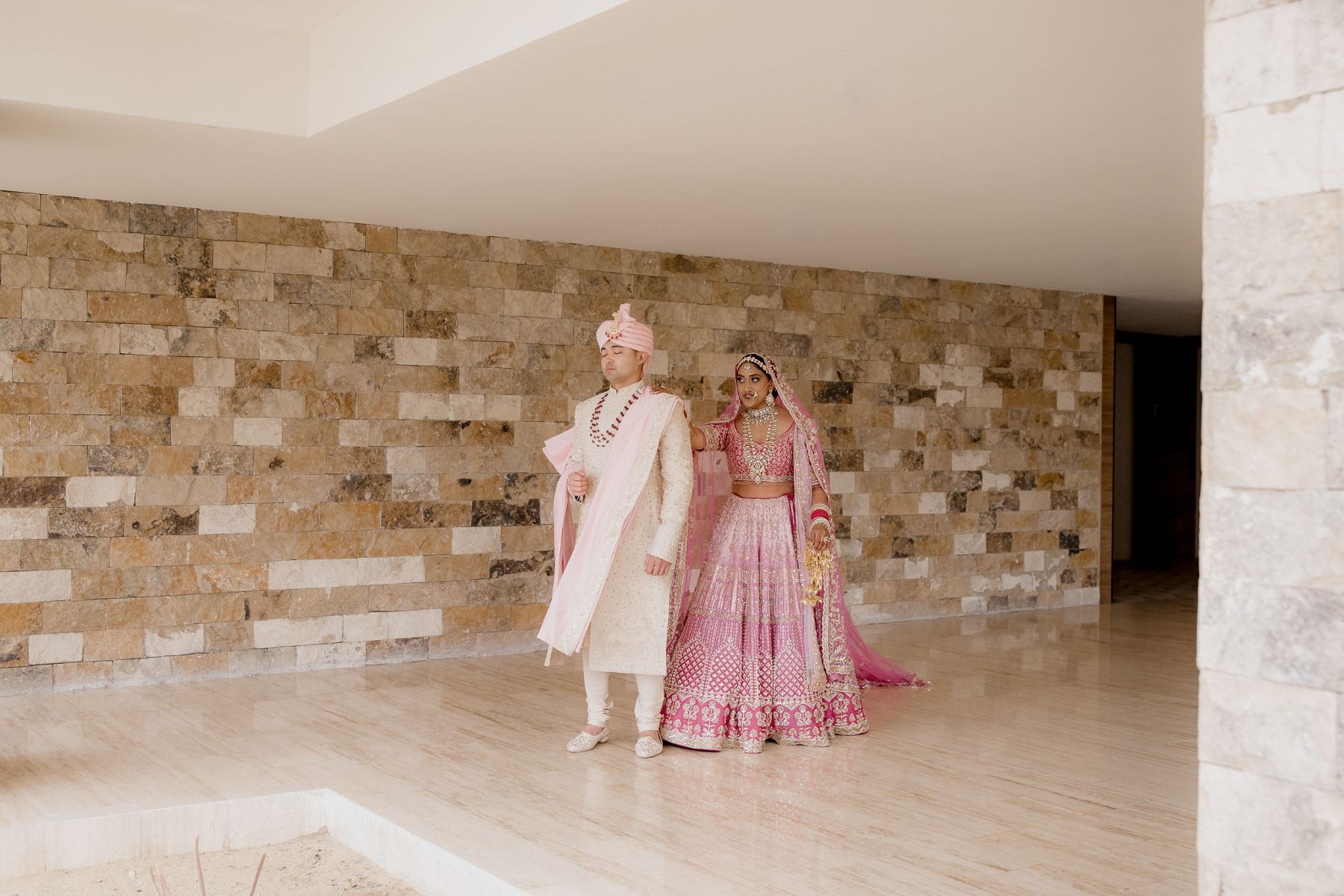 A Vibrant Fusion Celebration: Komal &amp; Audwin's Multi-Day Wedding at Hard Rock Los Cabos photo