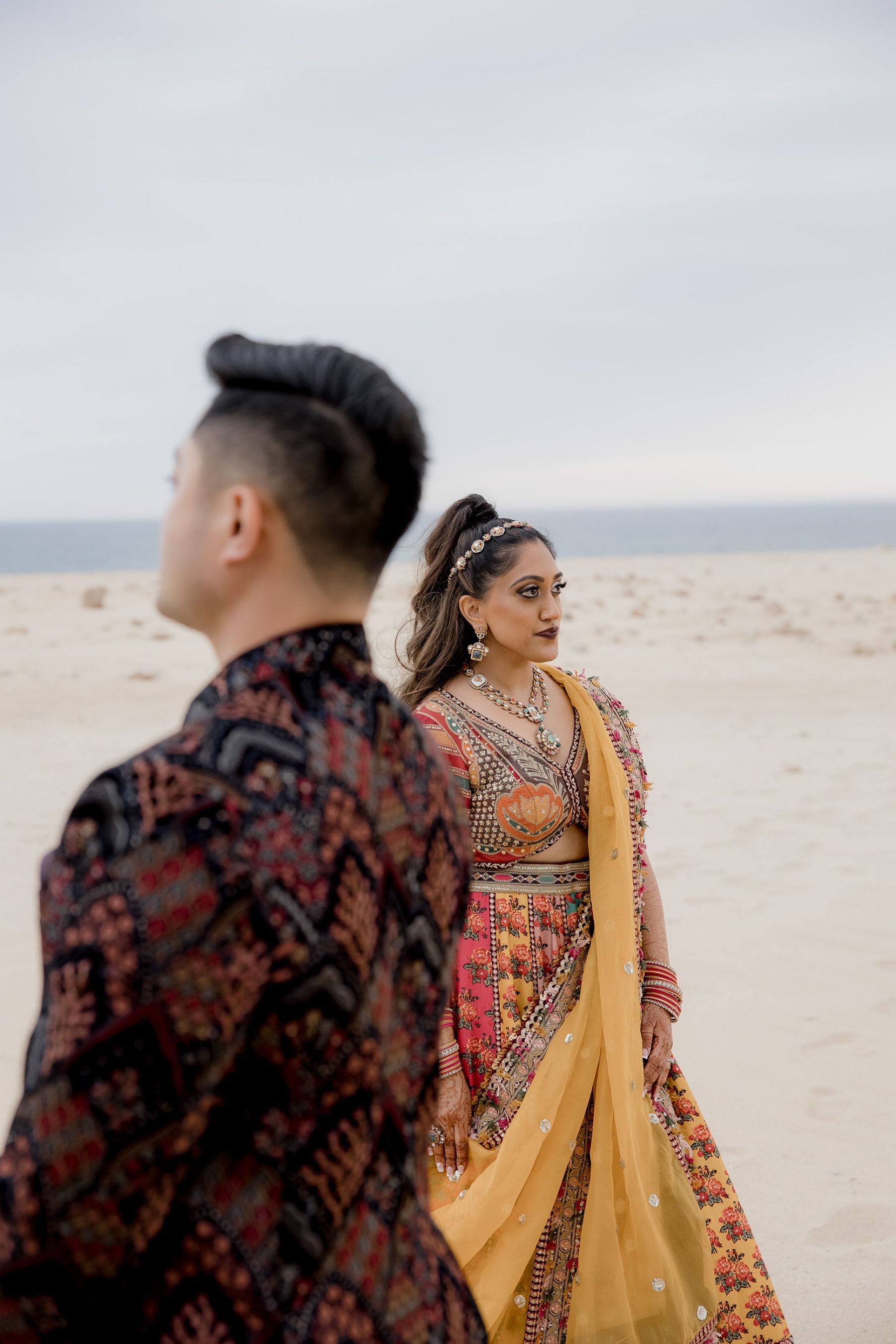 A Vibrant Fusion Celebration: Komal &amp; Audwin's Multi-Day Wedding at Hard Rock Los Cabos photo