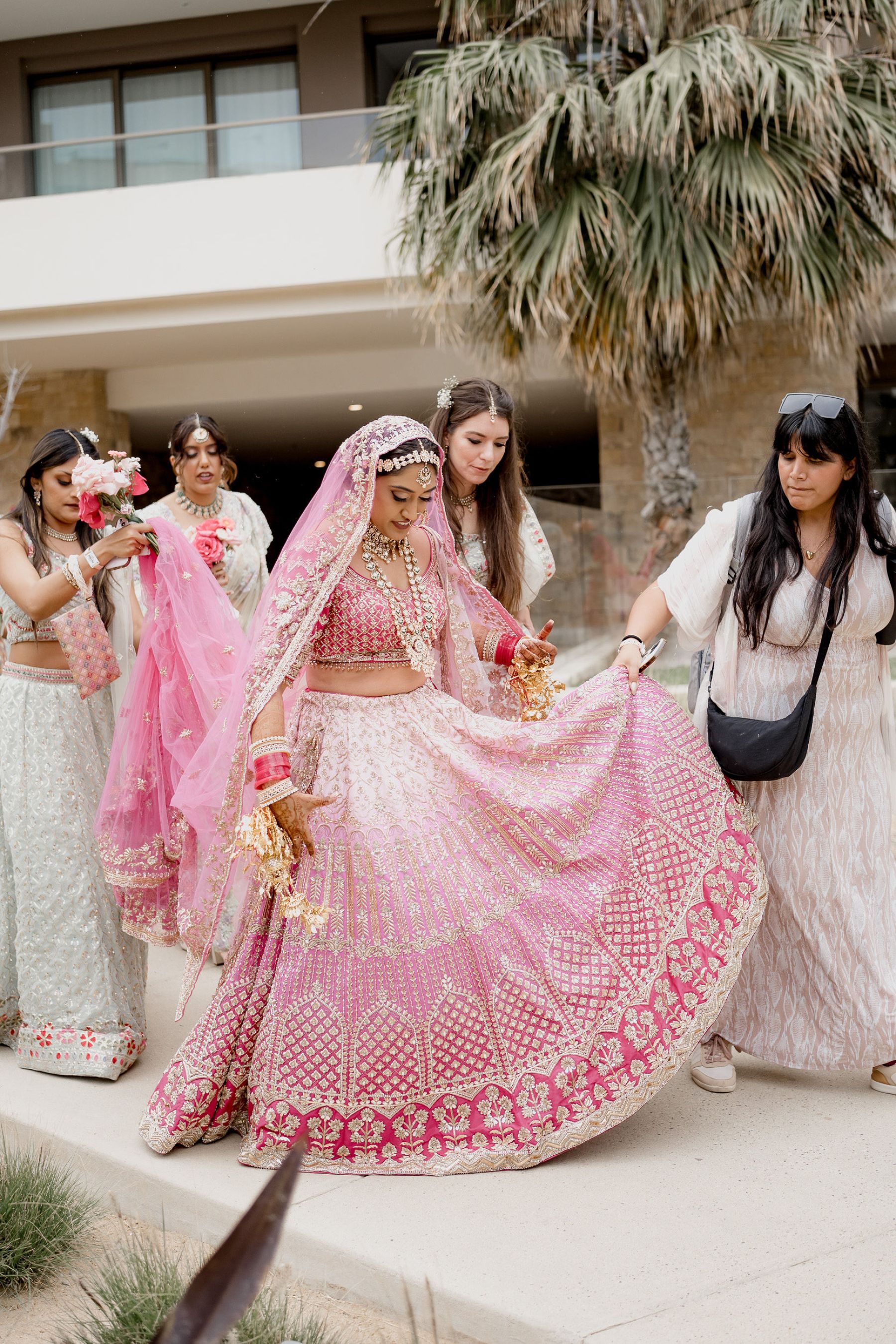 A Vibrant Fusion Celebration: Komal &amp; Audwin's Multi-Day Wedding at Hard Rock Los Cabos photo