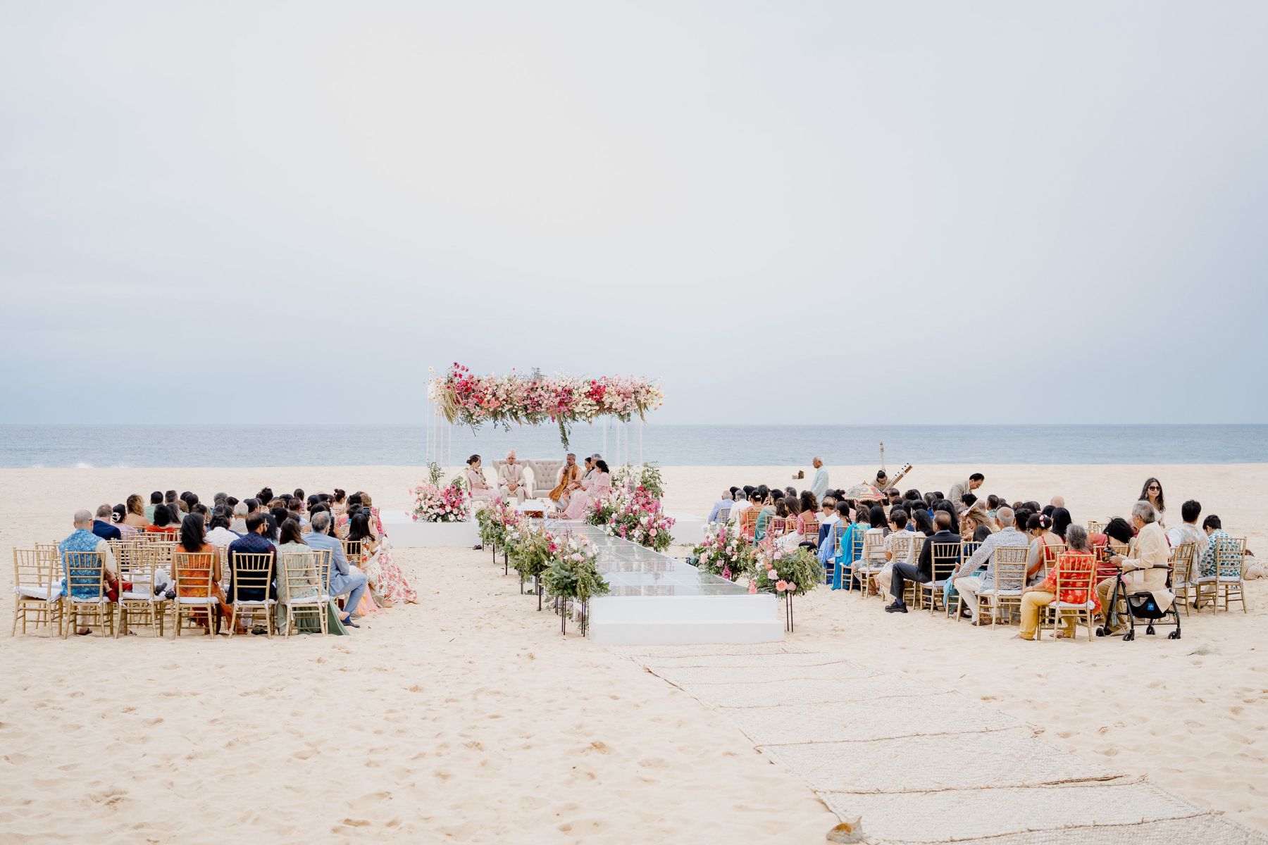 A Vibrant Fusion Celebration: Komal &amp; Audwin's Multi-Day Wedding at Hard Rock Los Cabos photo
