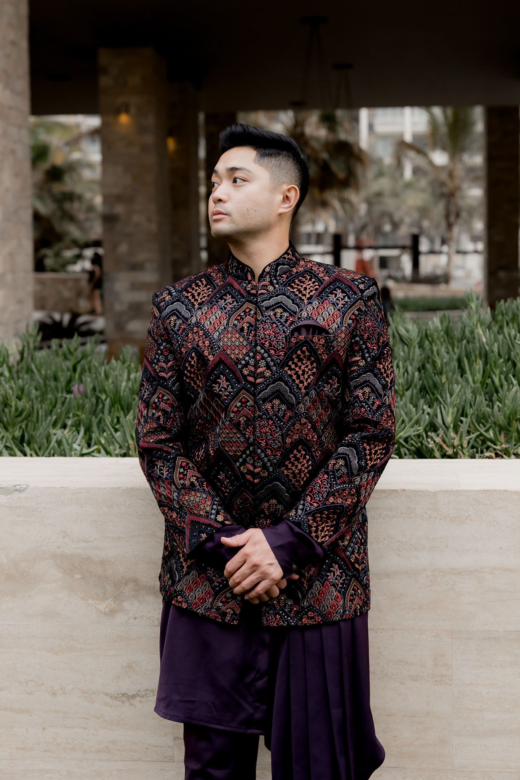 A Vibrant Fusion Celebration: Komal &amp; Audwin's Multi-Day Wedding at Hard Rock Los Cabos photo