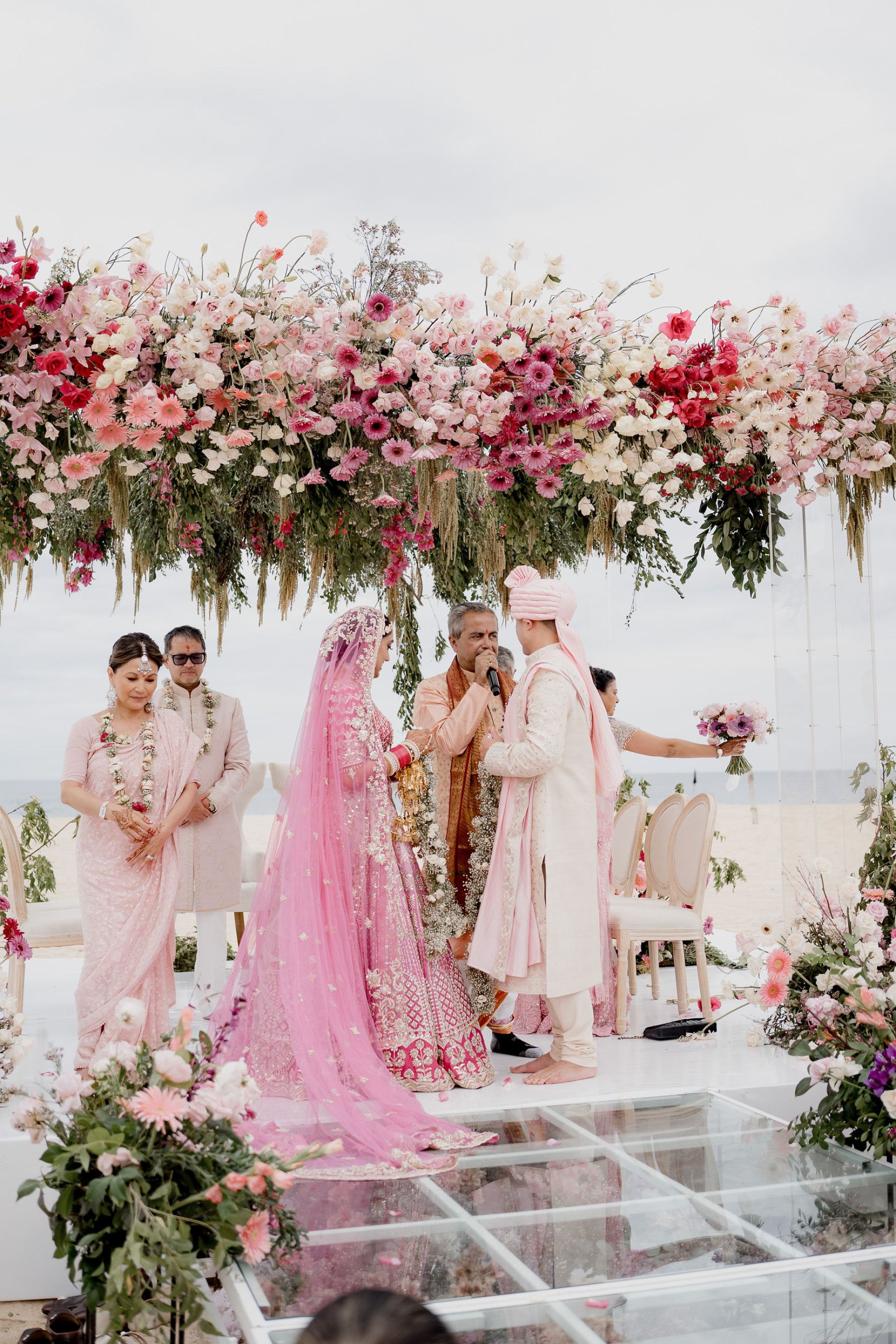 A Vibrant Fusion Celebration: Komal &amp; Audwin's Multi-Day Wedding at Hard Rock Los Cabos photo