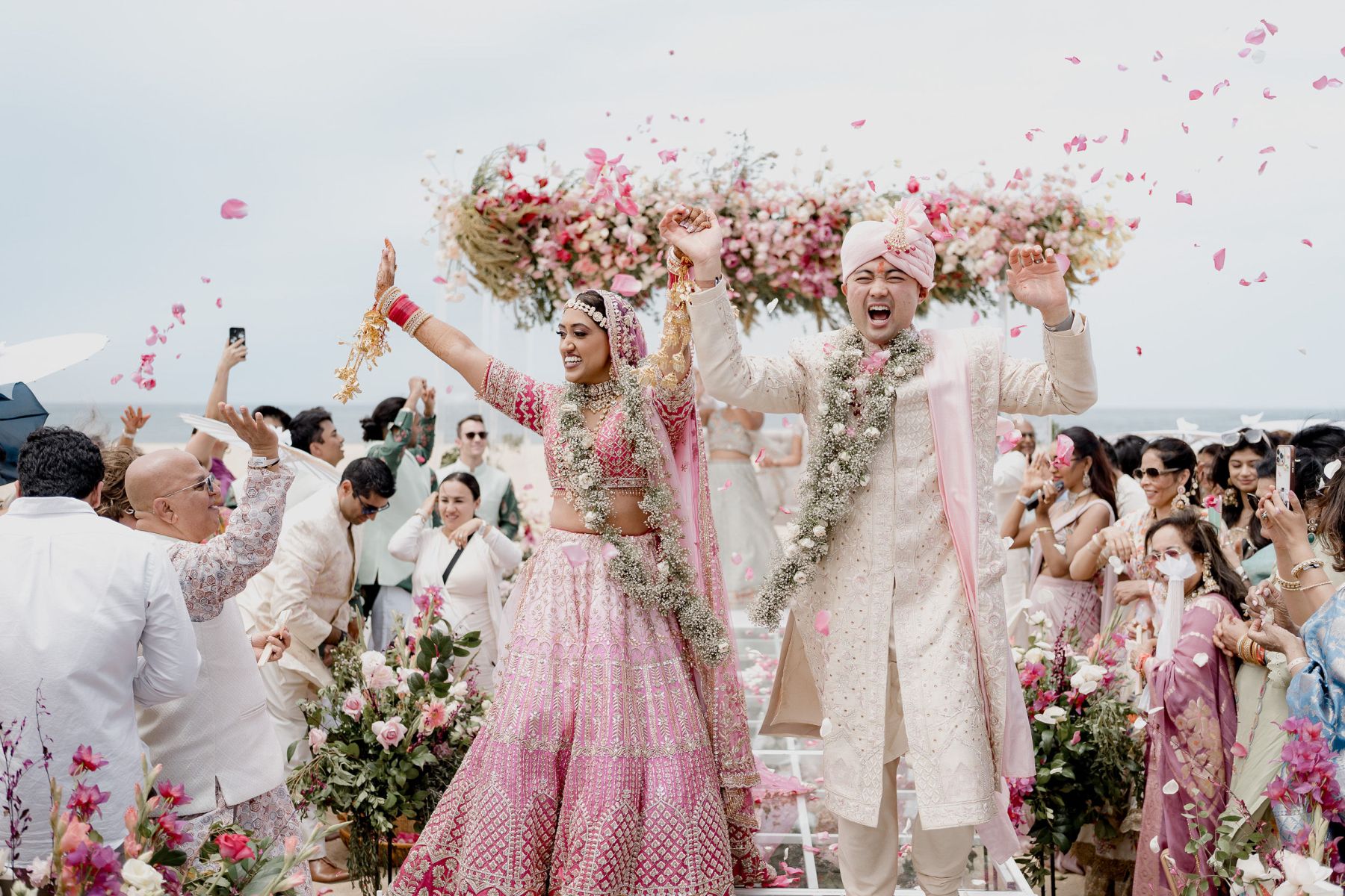 A Vibrant Fusion Celebration: Komal &amp; Audwin's Multi-Day Wedding at Hard Rock Los Cabos photo
