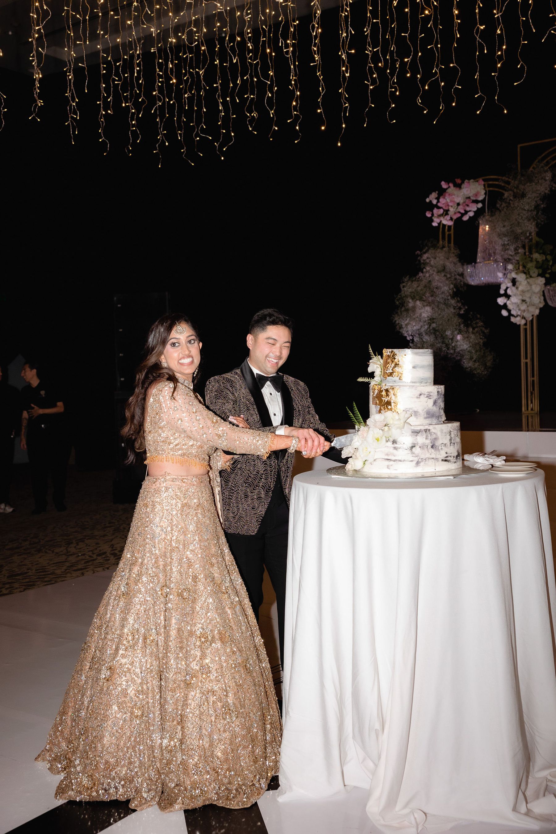 A Vibrant Fusion Celebration: Komal &amp; Audwin's Multi-Day Wedding at Hard Rock Los Cabos photo