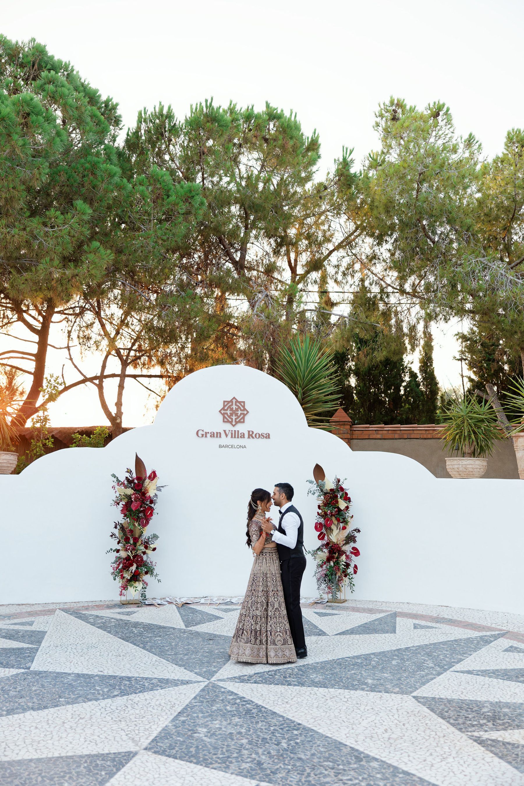An Intimate Spanish Affair: Vibhuti &amp; Sachin's 15-Guest Destination Wedding at Gran Villa Rosa photo