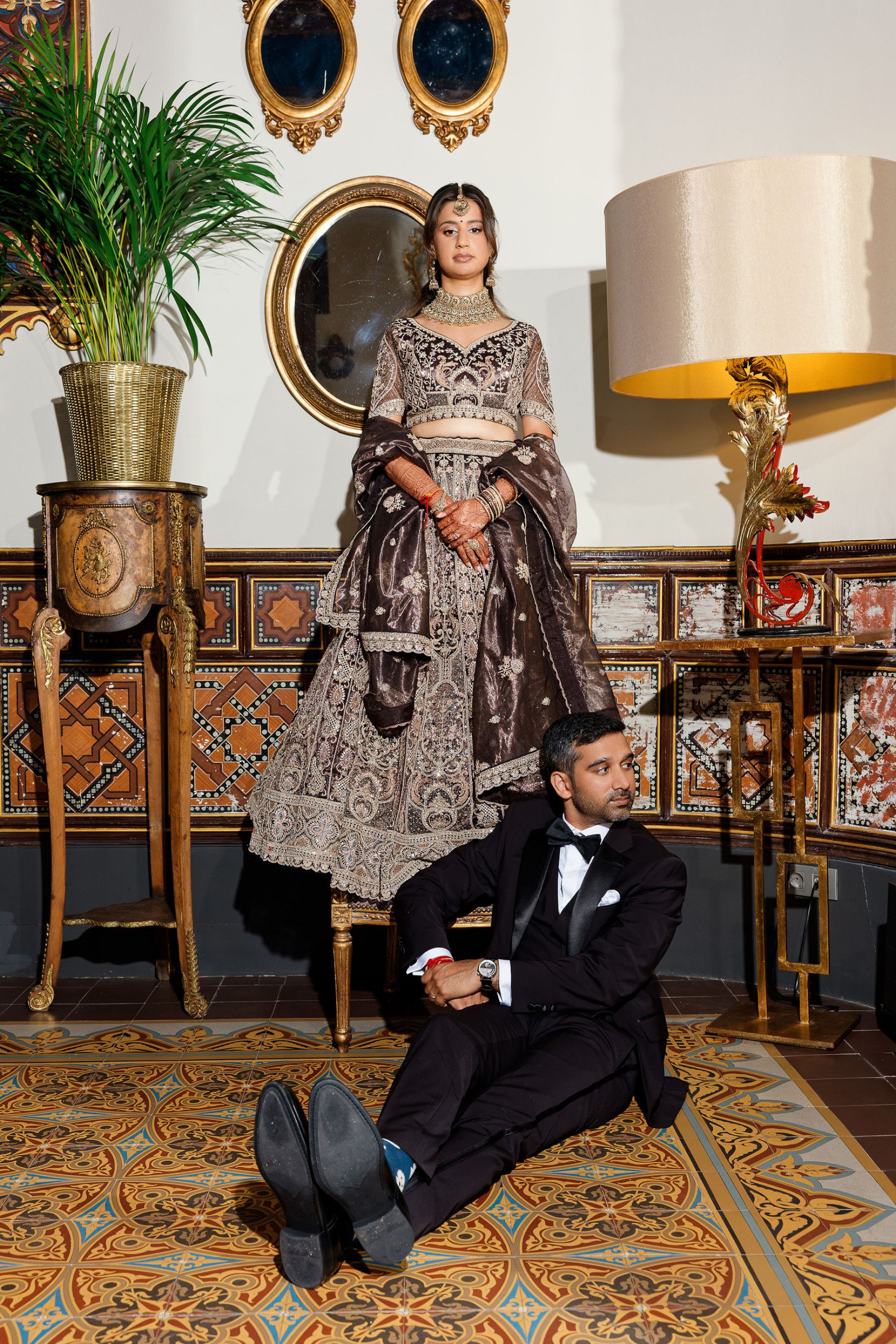 An Intimate Spanish Affair: Vibhuti &amp; Sachin's 15-Guest Destination Wedding at Gran Villa Rosa photo