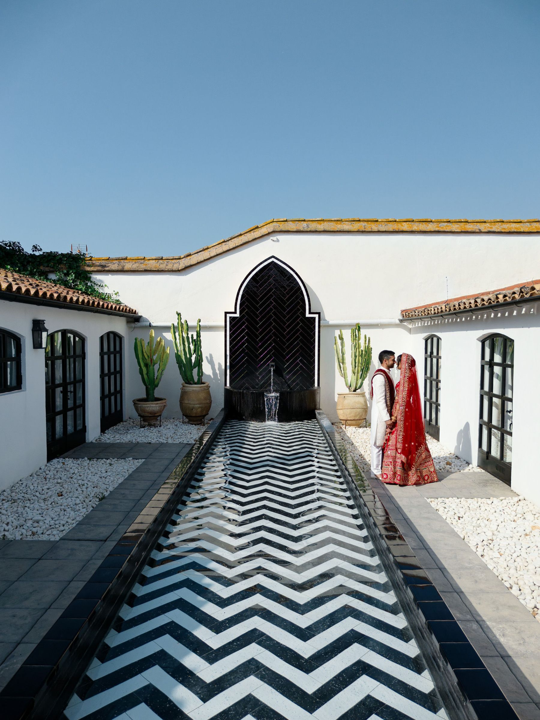 An Intimate Spanish Affair: Vibhuti &amp; Sachin's 15-Guest Destination Wedding at Gran Villa Rosa photo