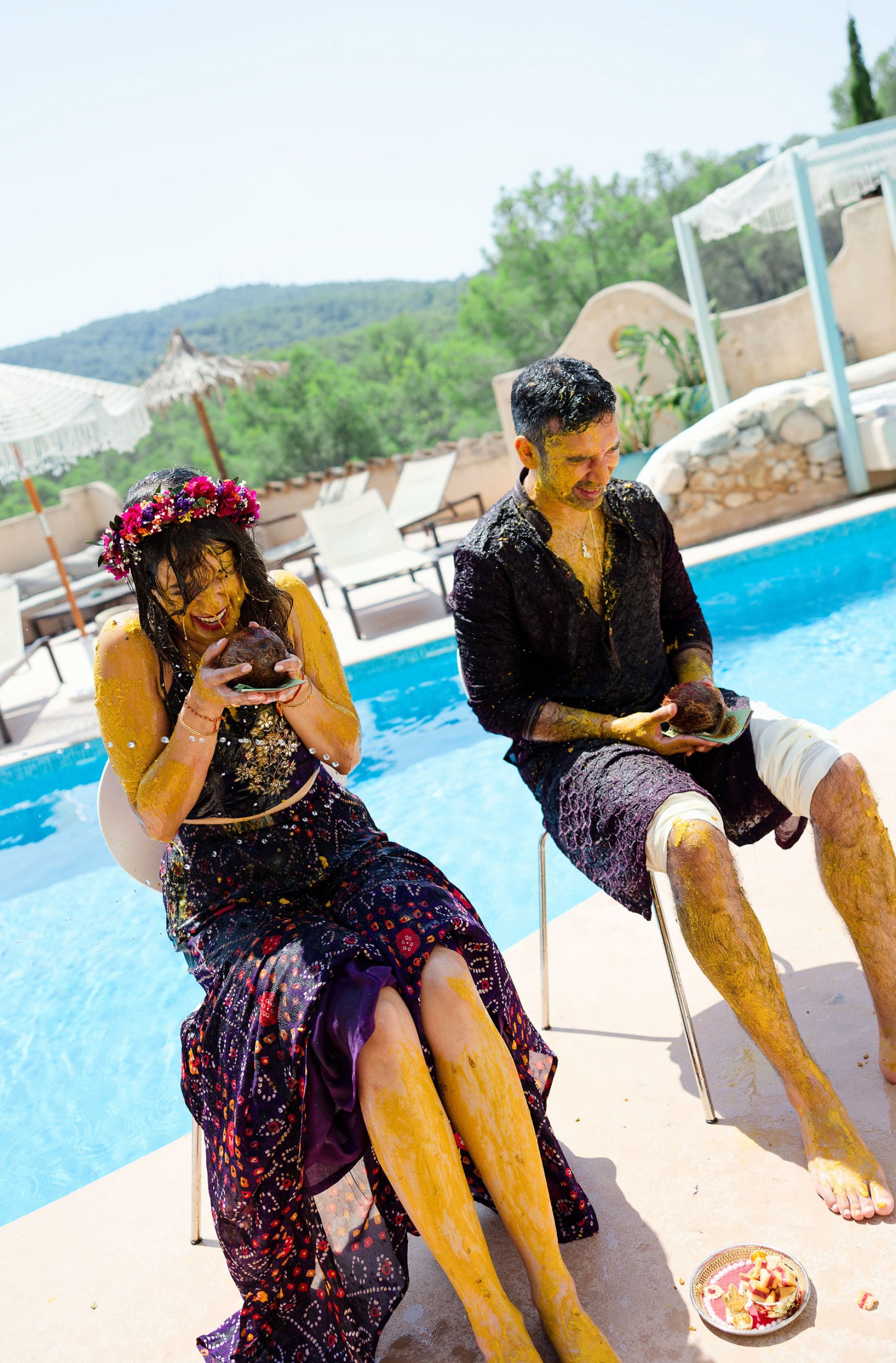 An Intimate Spanish Affair: Vibhuti &amp; Sachin's 15-Guest Destination Wedding at Gran Villa Rosa photo