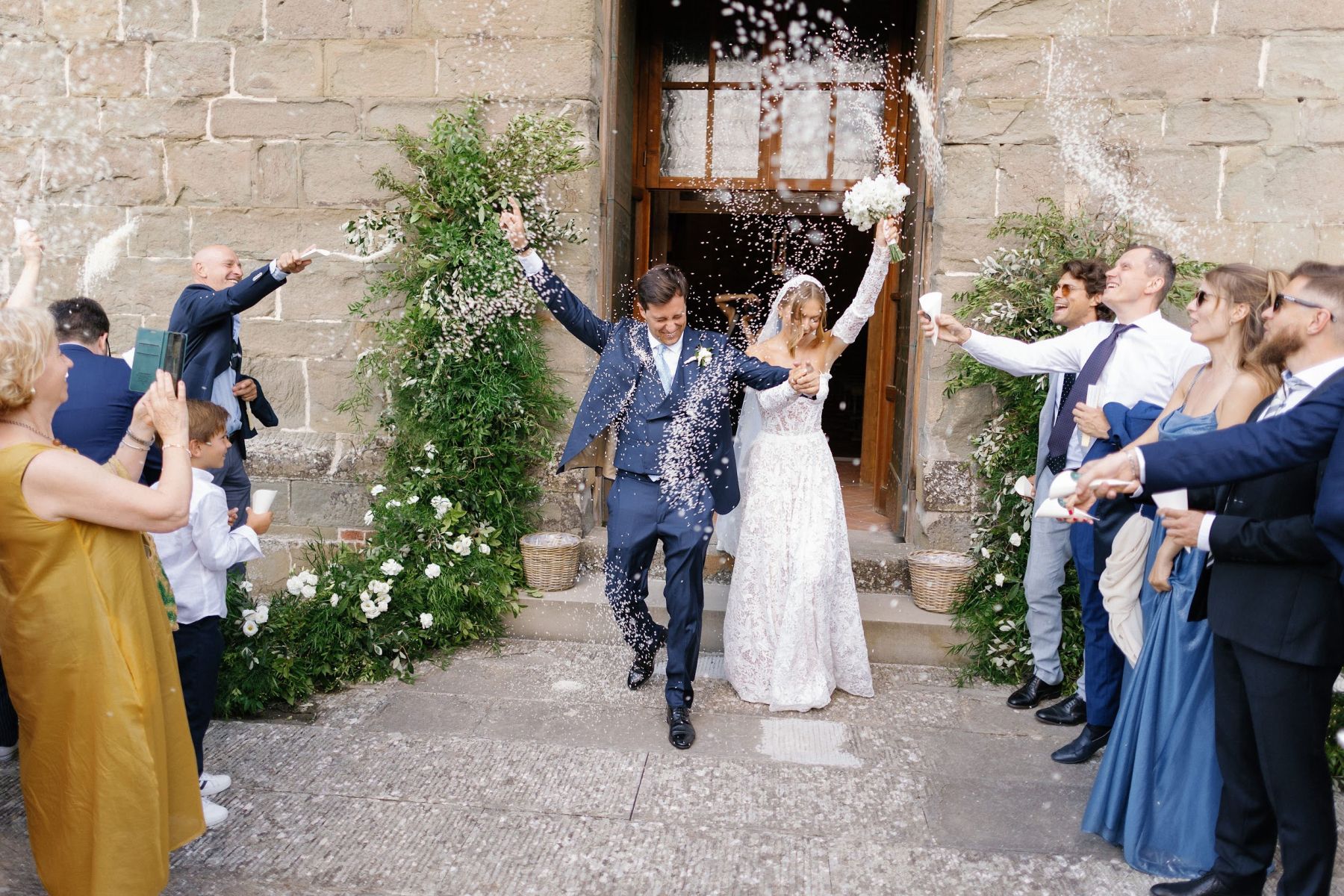 A Secret Fairy Garden and Tuscan Romance: Ksenia &amp; Stefano's Wedding at Villa Barberino photo