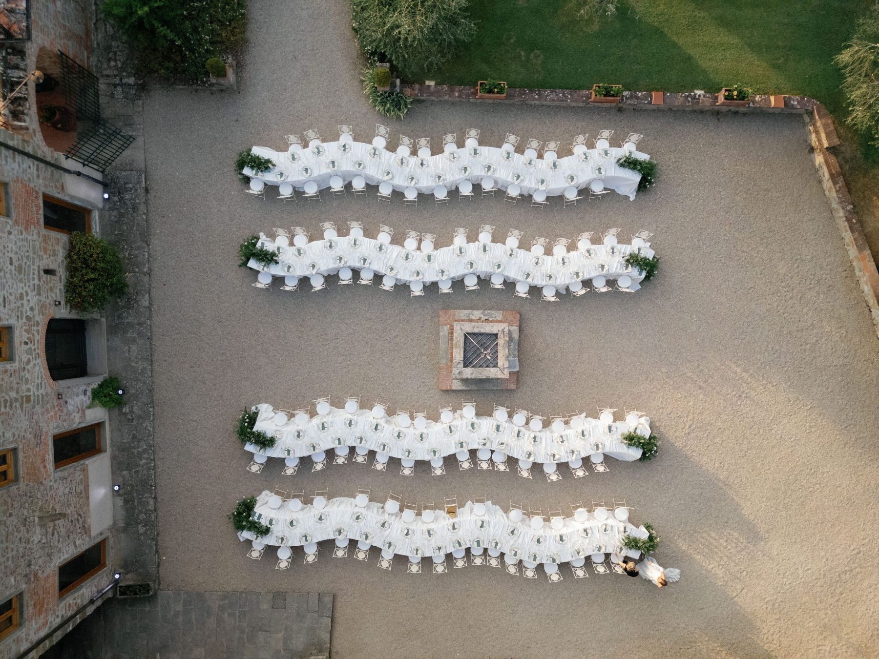 A Secret Fairy Garden and Tuscan Romance: Ksenia &amp; Stefano's Wedding at Villa Barberino photo
