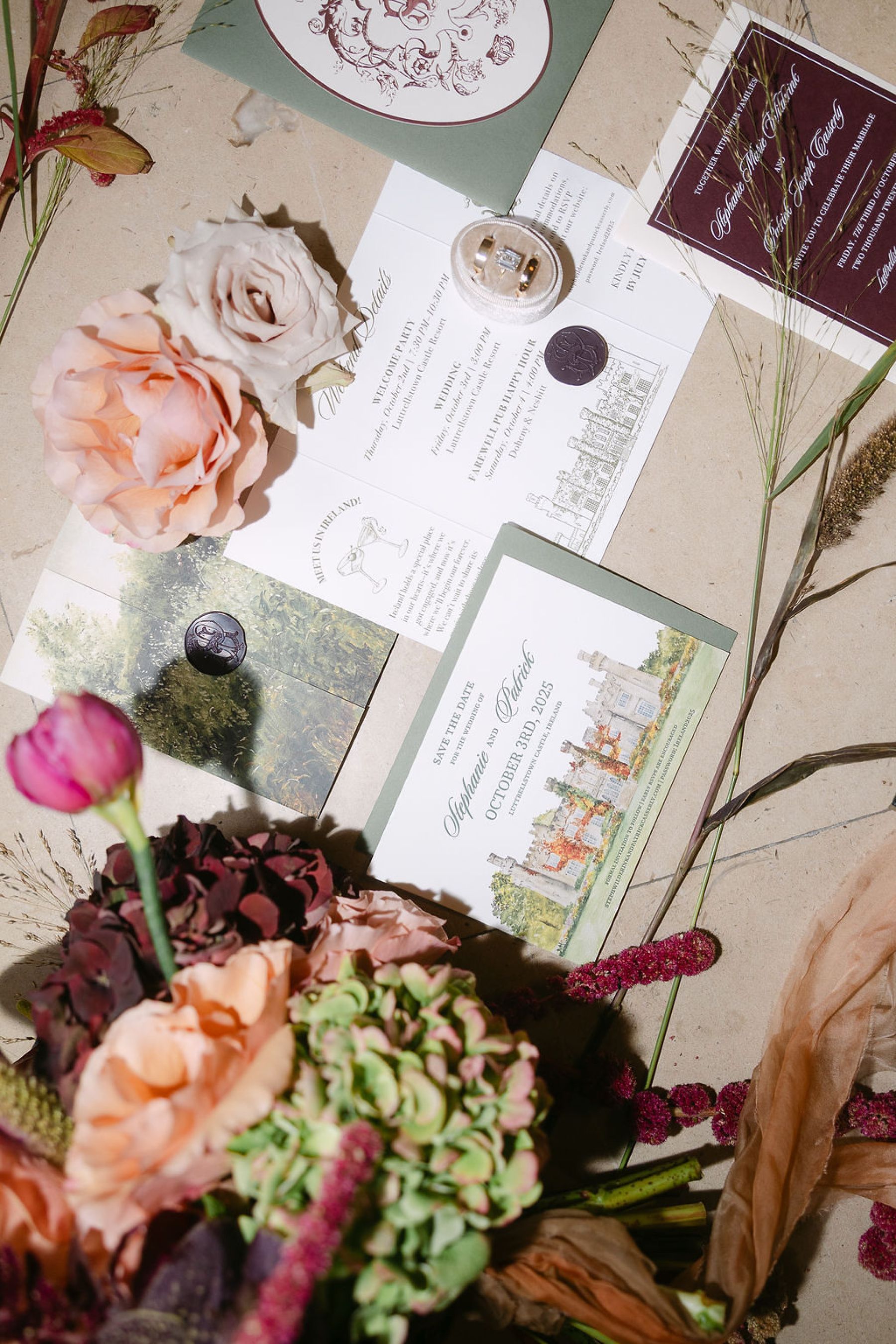 A Year of Planning, A Weekend of Magic: Stephanie &amp; Patrick's Wedding at Luttrellstown Castle photo