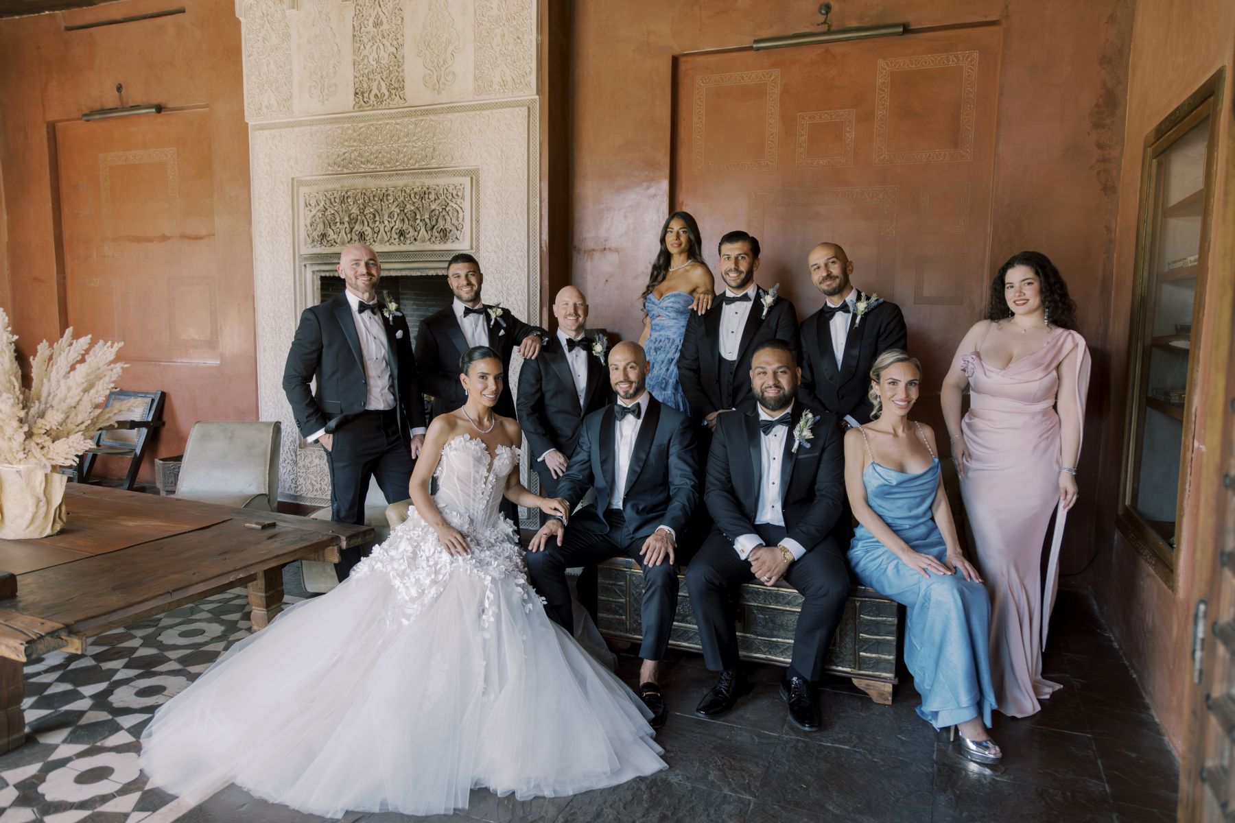 Miryam &amp; Ben's Enchanting Marrakesh Wedding at Ksar Char-Bagh photo