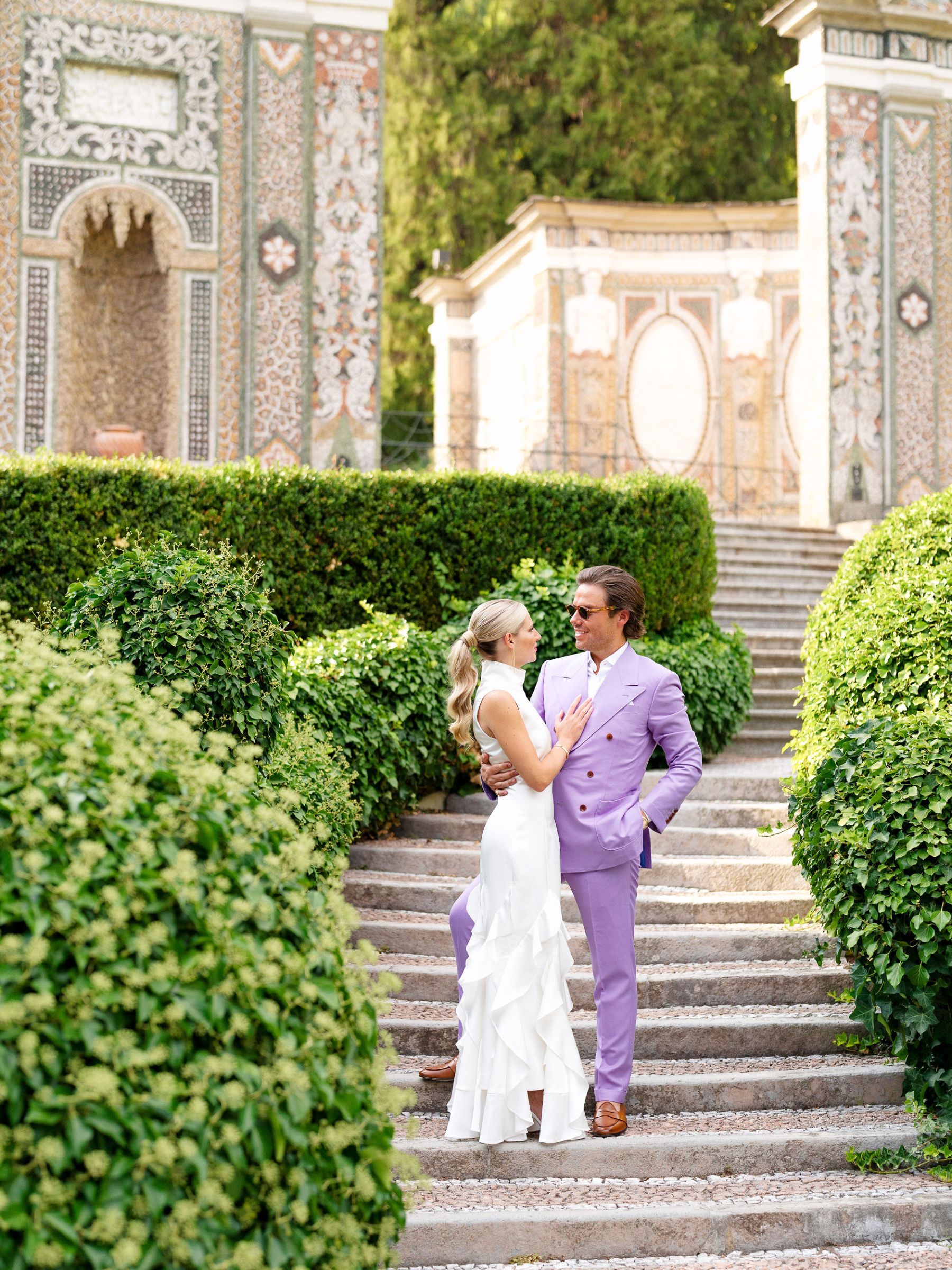 Jacquelyn &amp; Nick's Timeless Gatsby-Inspired Wedding at Villa Erba photo