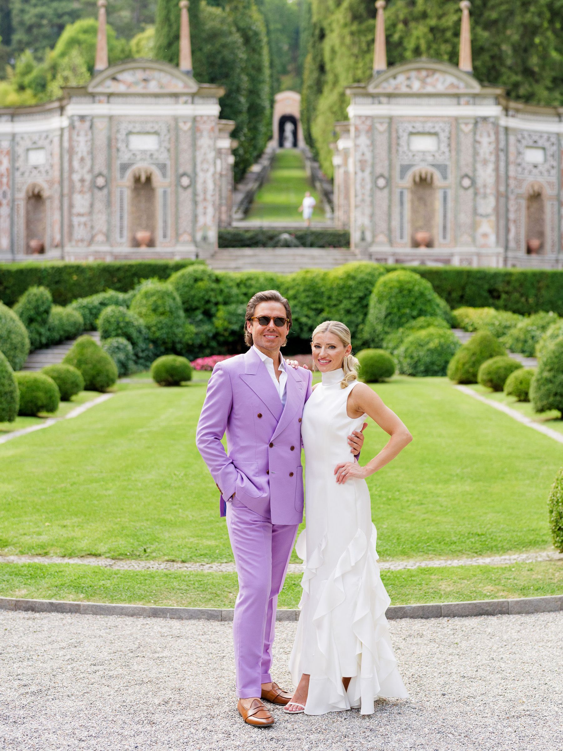 Jacquelyn &amp; Nick's Timeless Gatsby-Inspired Wedding at Villa Erba photo