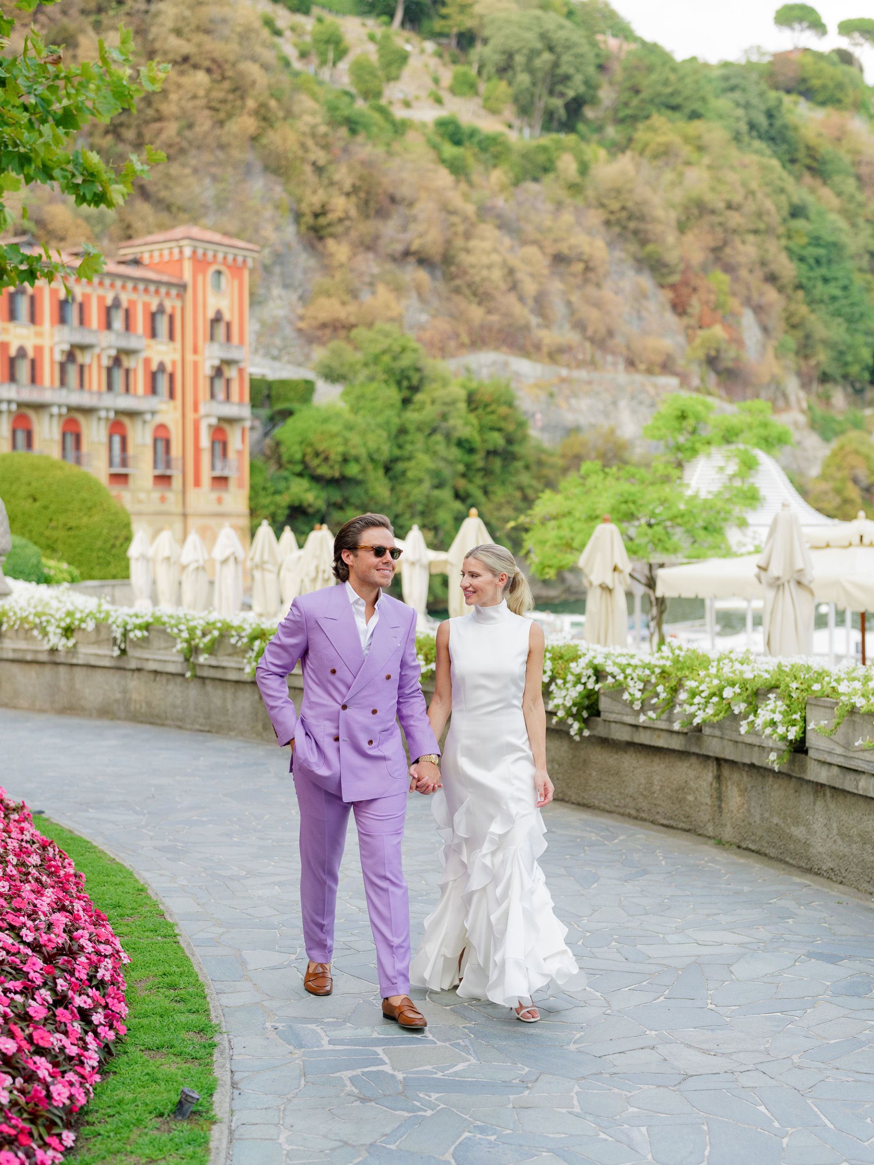 Jacquelyn &amp; Nick's Timeless Gatsby-Inspired Wedding at Villa Erba photo