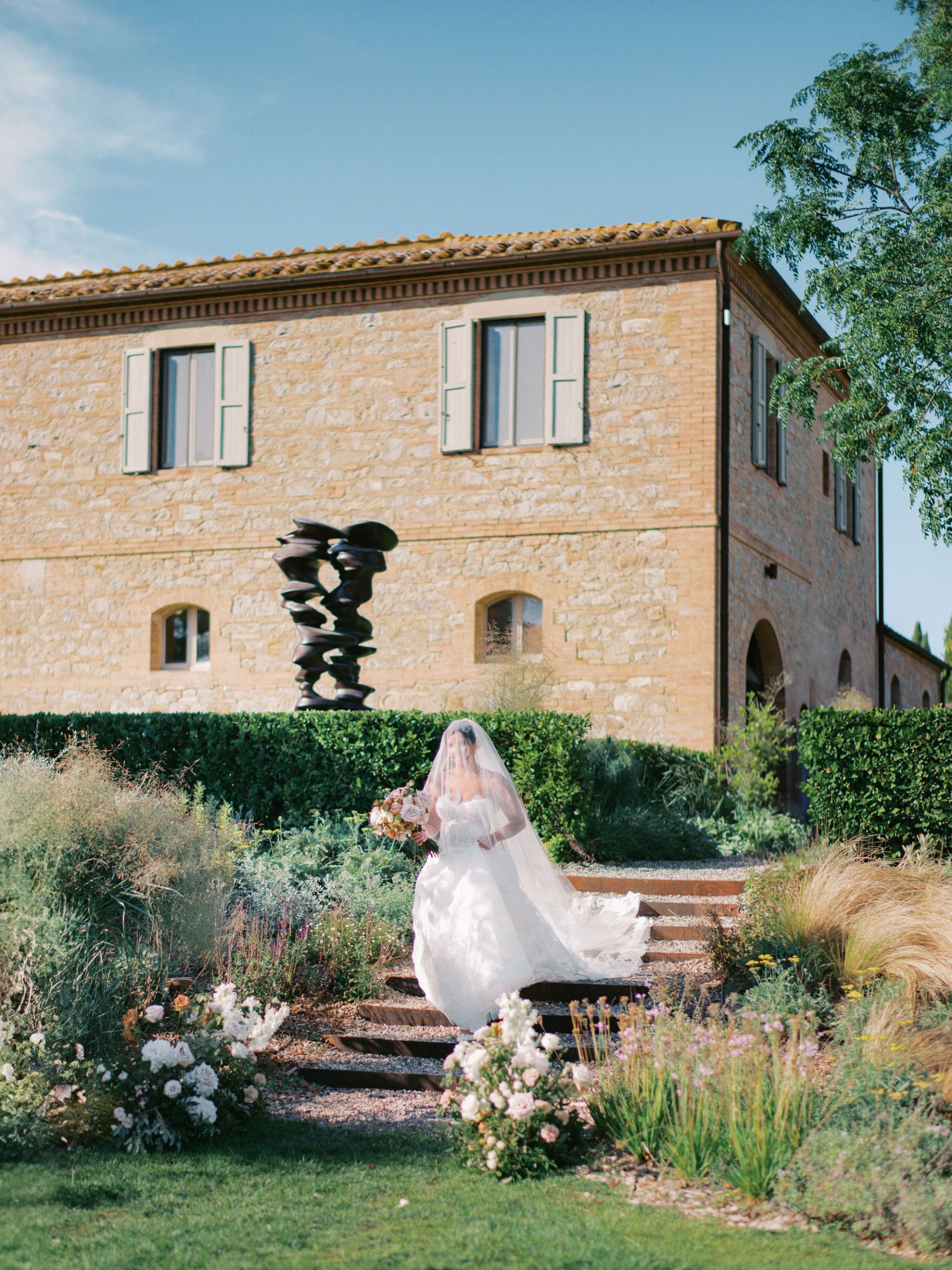 Vines, Vows &amp; Vintage Blooms: Hannah &amp; Timothy's Tuscan Wedding at Ombroneta photo