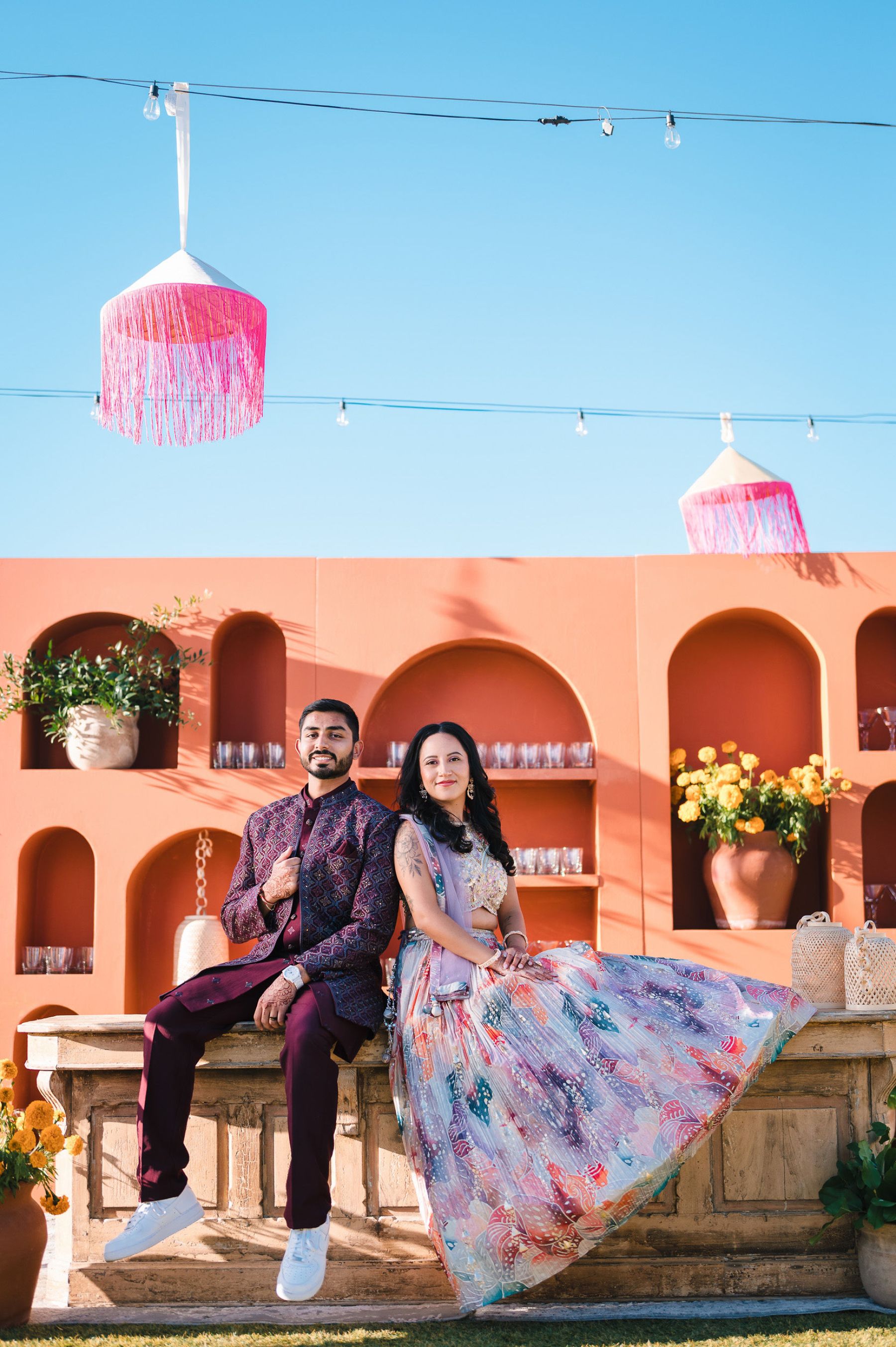 Zoey &amp; Deven's Elegant Indian Wedding at Mount Palomar Winery photo