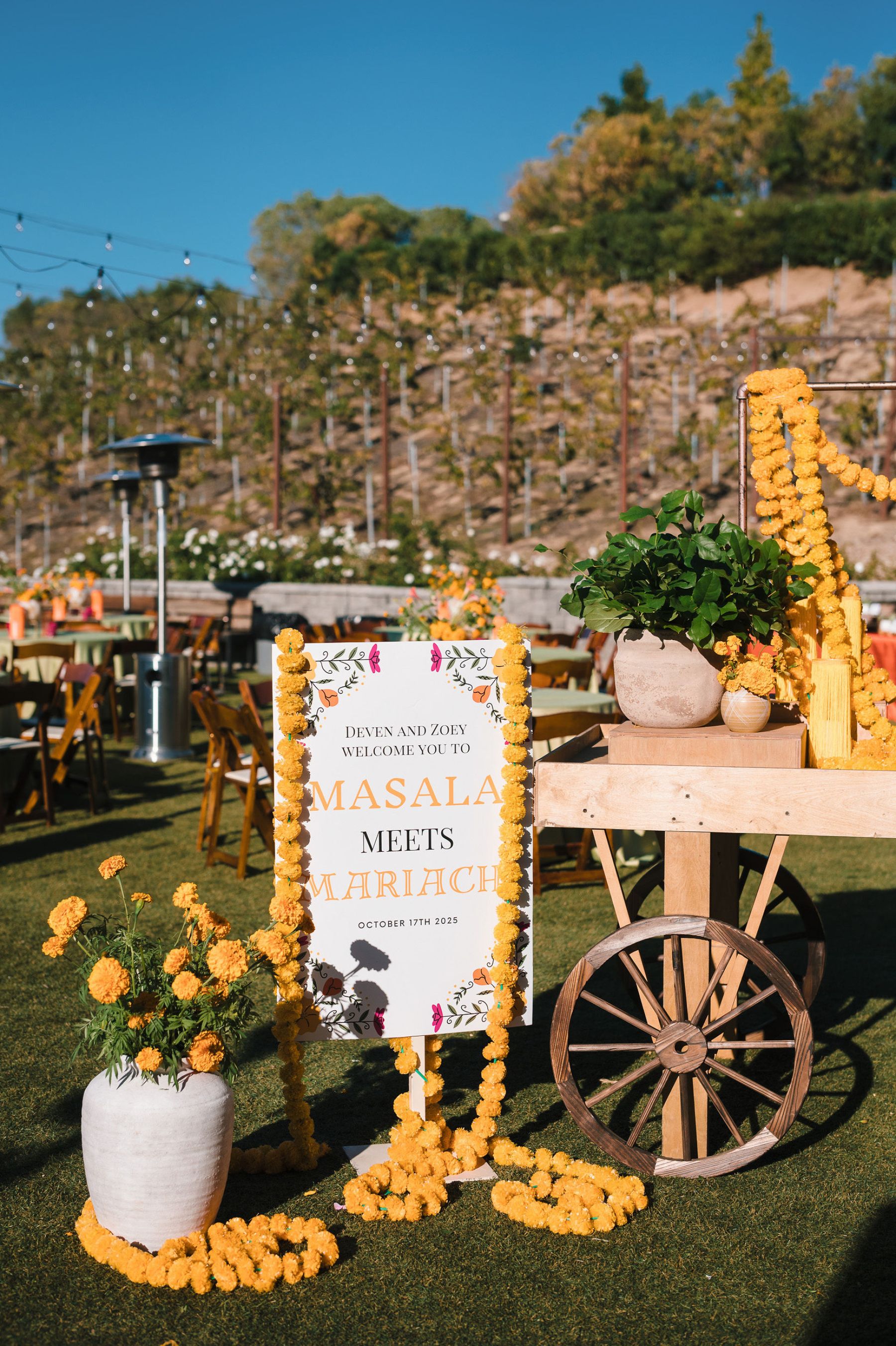 Zoey &amp; Deven's Elegant Indian Wedding at Mount Palomar Winery photo