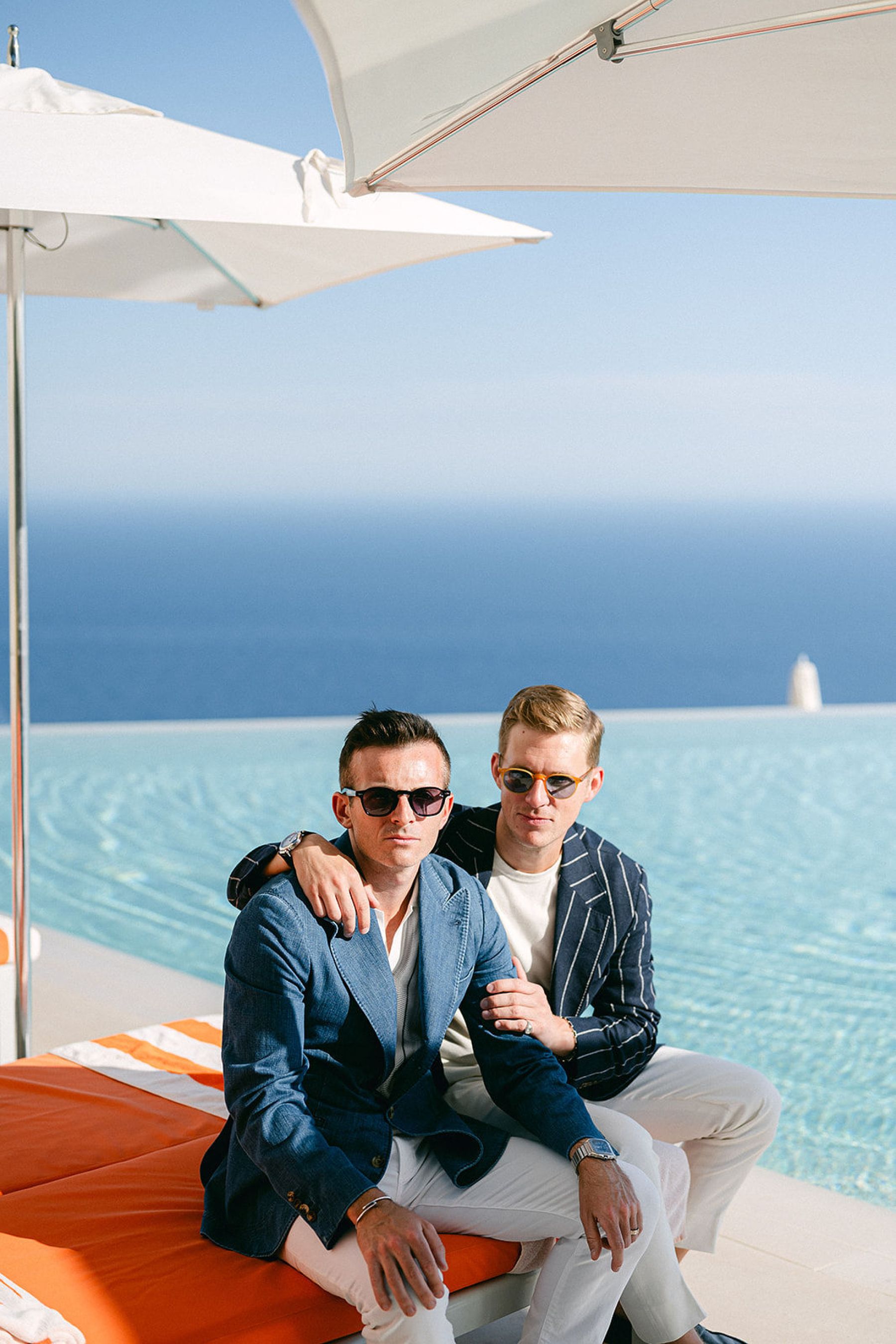 Same City, Seventeen Years Later: Weston &amp; Daniel's Wedding at Maybourne Riviera photo