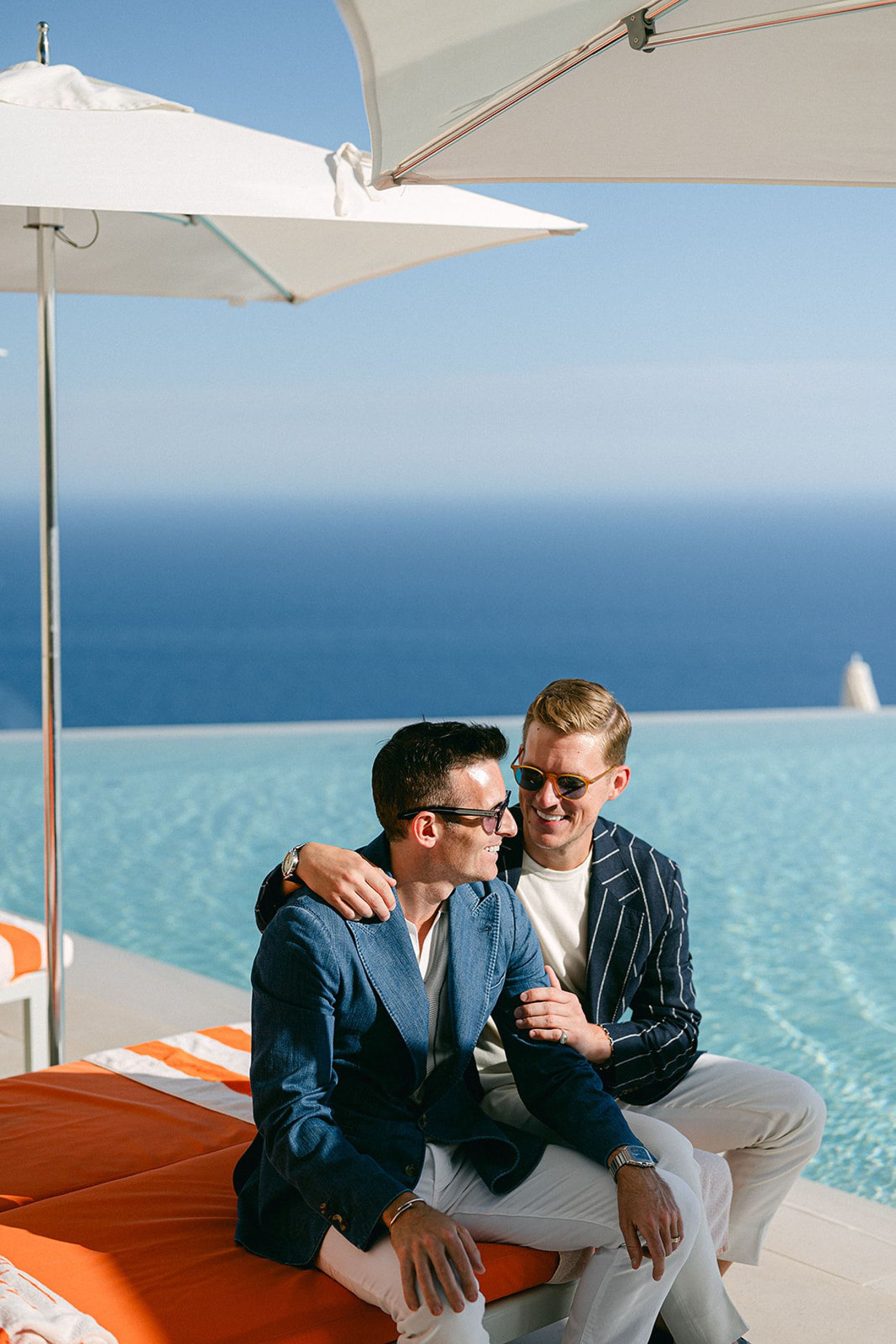 Same City, Seventeen Years Later: Weston &amp; Daniel's Wedding at Maybourne Riviera photo