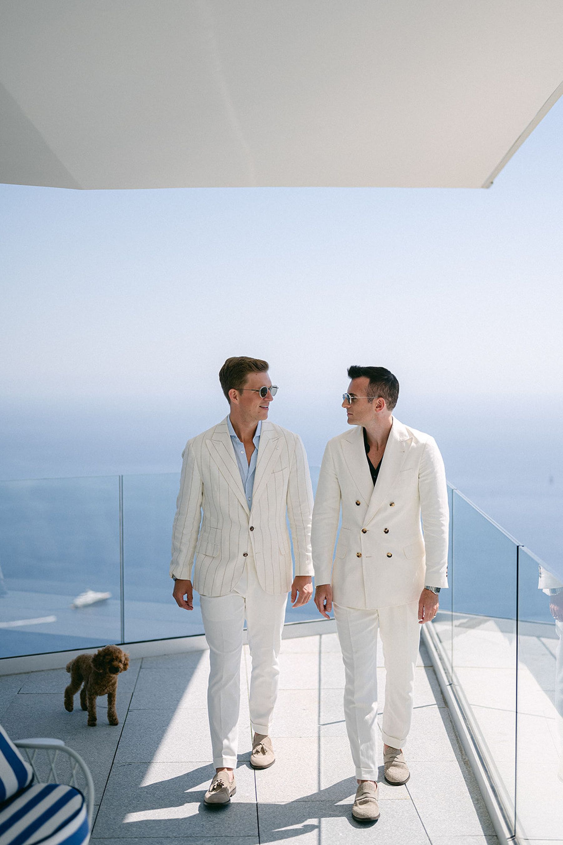 Same City, Seventeen Years Later: Weston &amp; Daniel's Wedding at Maybourne Riviera photo