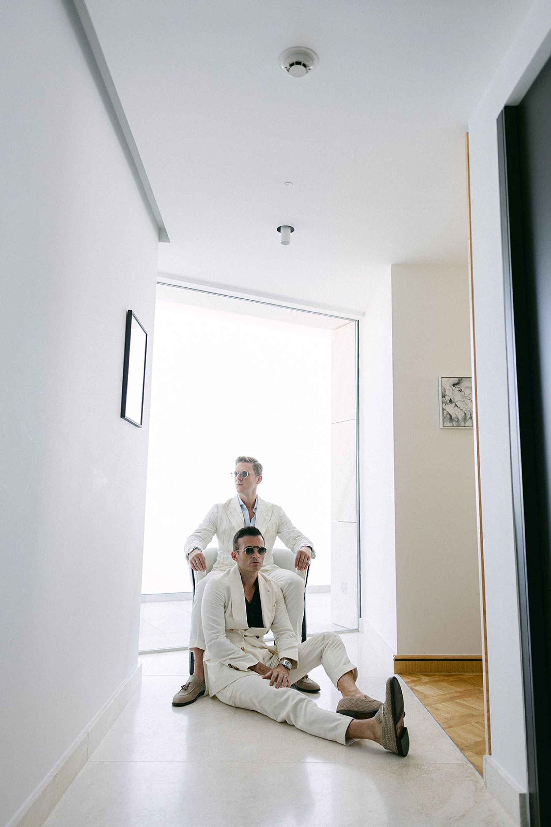 Same City, Seventeen Years Later: Weston &amp; Daniel's Wedding at Maybourne Riviera photo