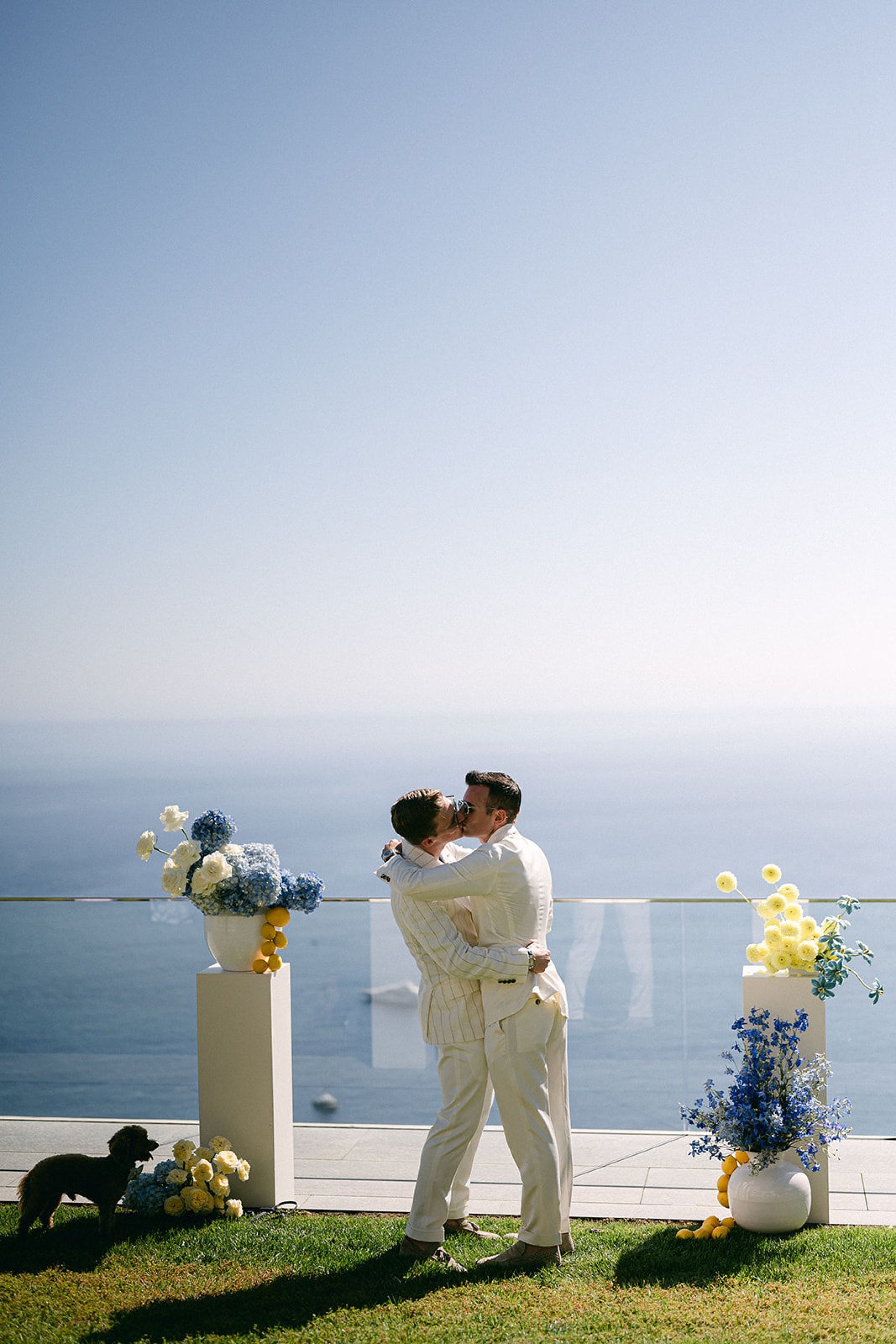 Same City, Seventeen Years Later: Weston &amp; Daniel's Wedding at Maybourne Riviera photo