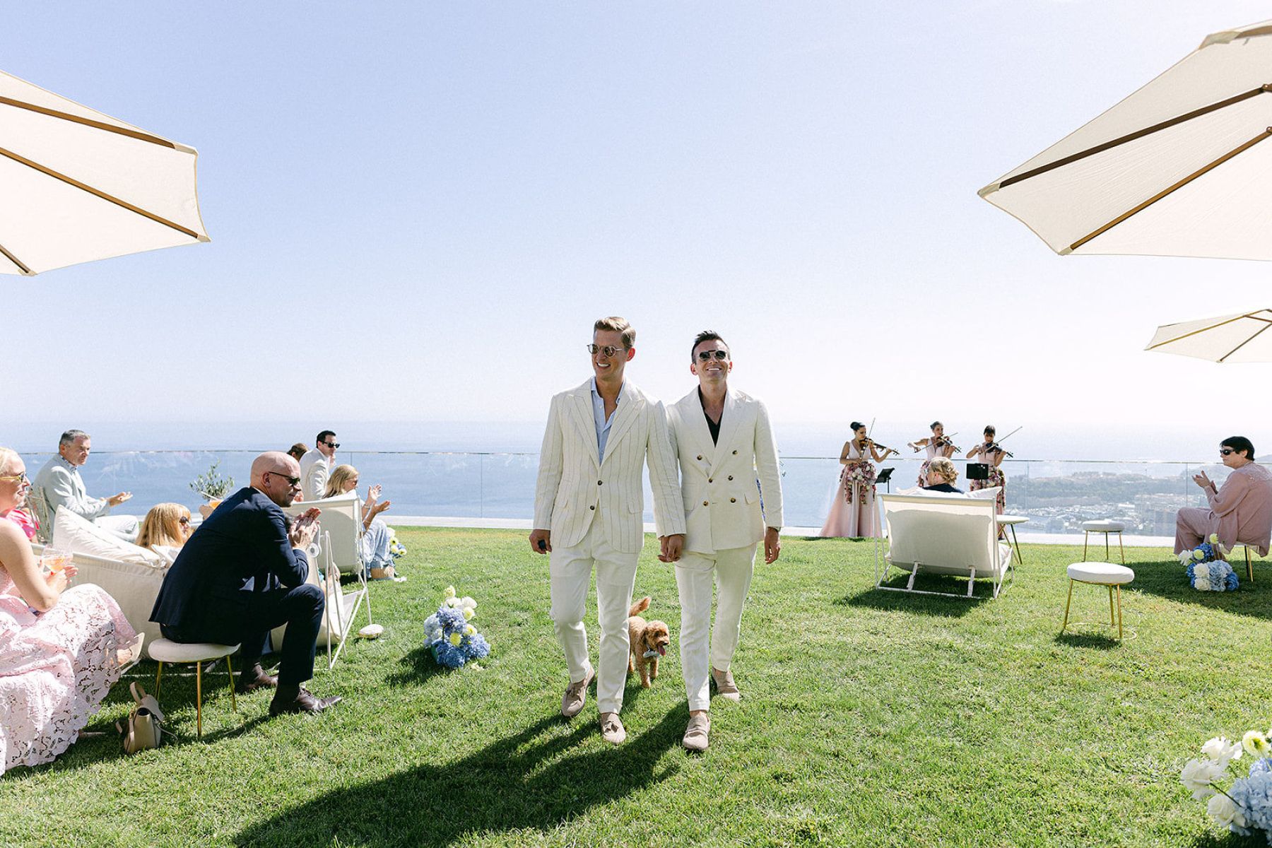 Same City, Seventeen Years Later: Weston &amp; Daniel's Wedding at Maybourne Riviera photo