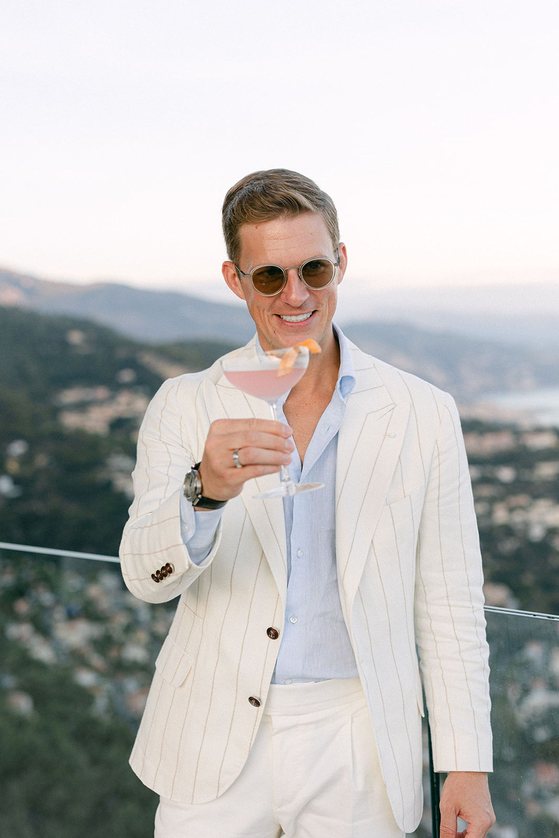 Same City, Seventeen Years Later: Weston &amp; Daniel's Wedding at Maybourne Riviera photo