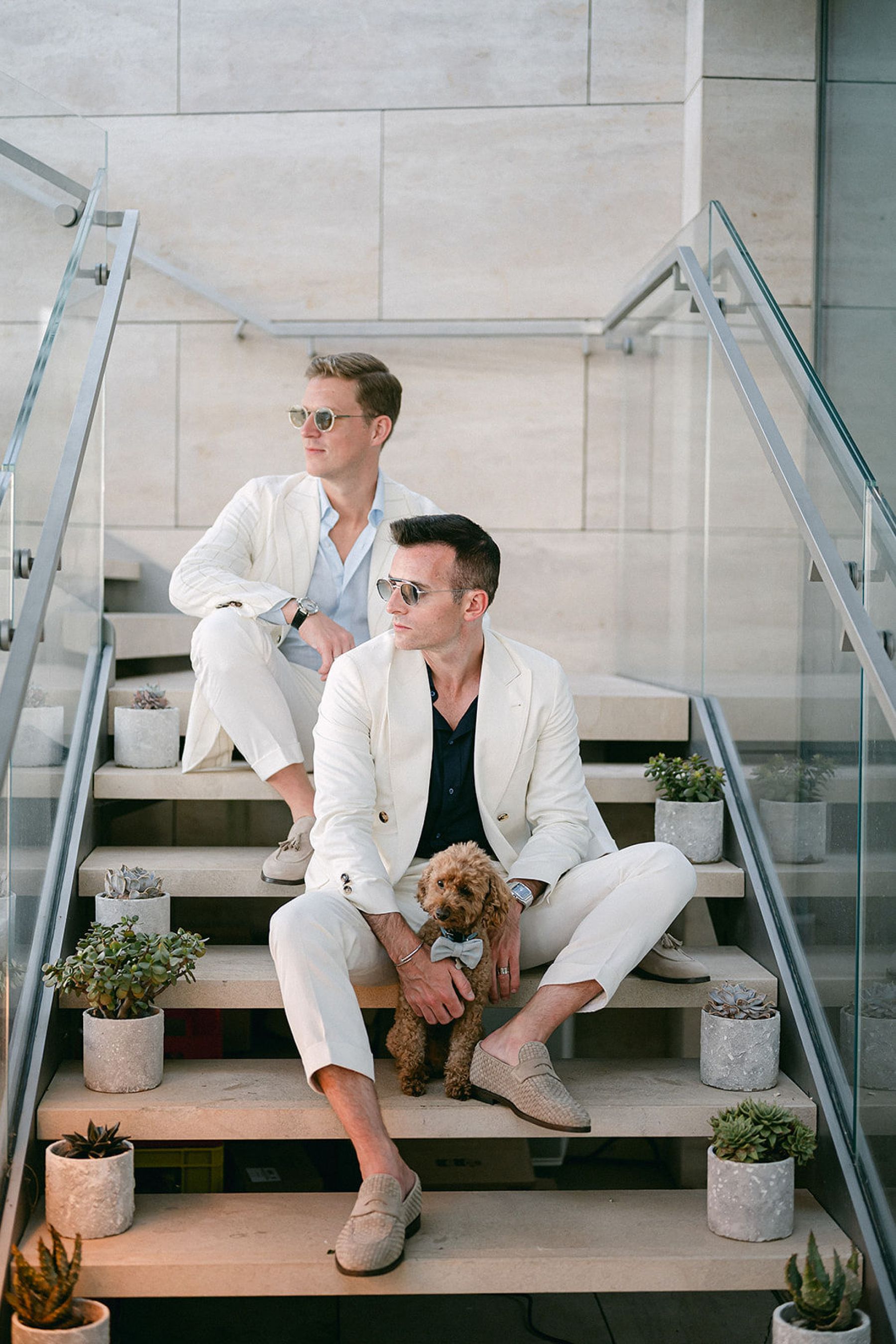 Same City, Seventeen Years Later: Weston &amp; Daniel's Wedding at Maybourne Riviera photo