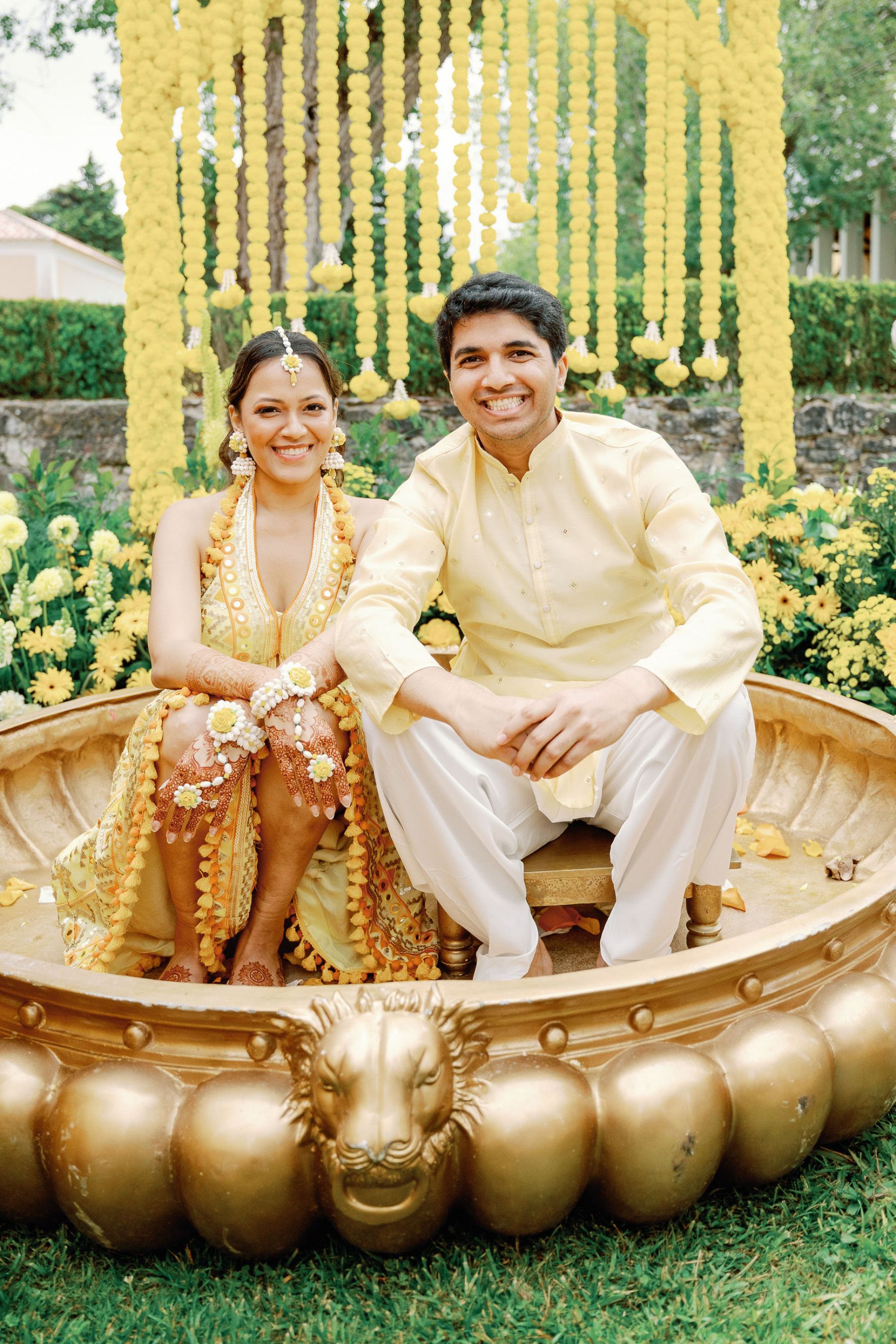 The Rumba, the Red Lehenga, and Rustic Elegance: Anushka &amp; Nitin's Wedding at Penha Longa Resort, Sintra photo