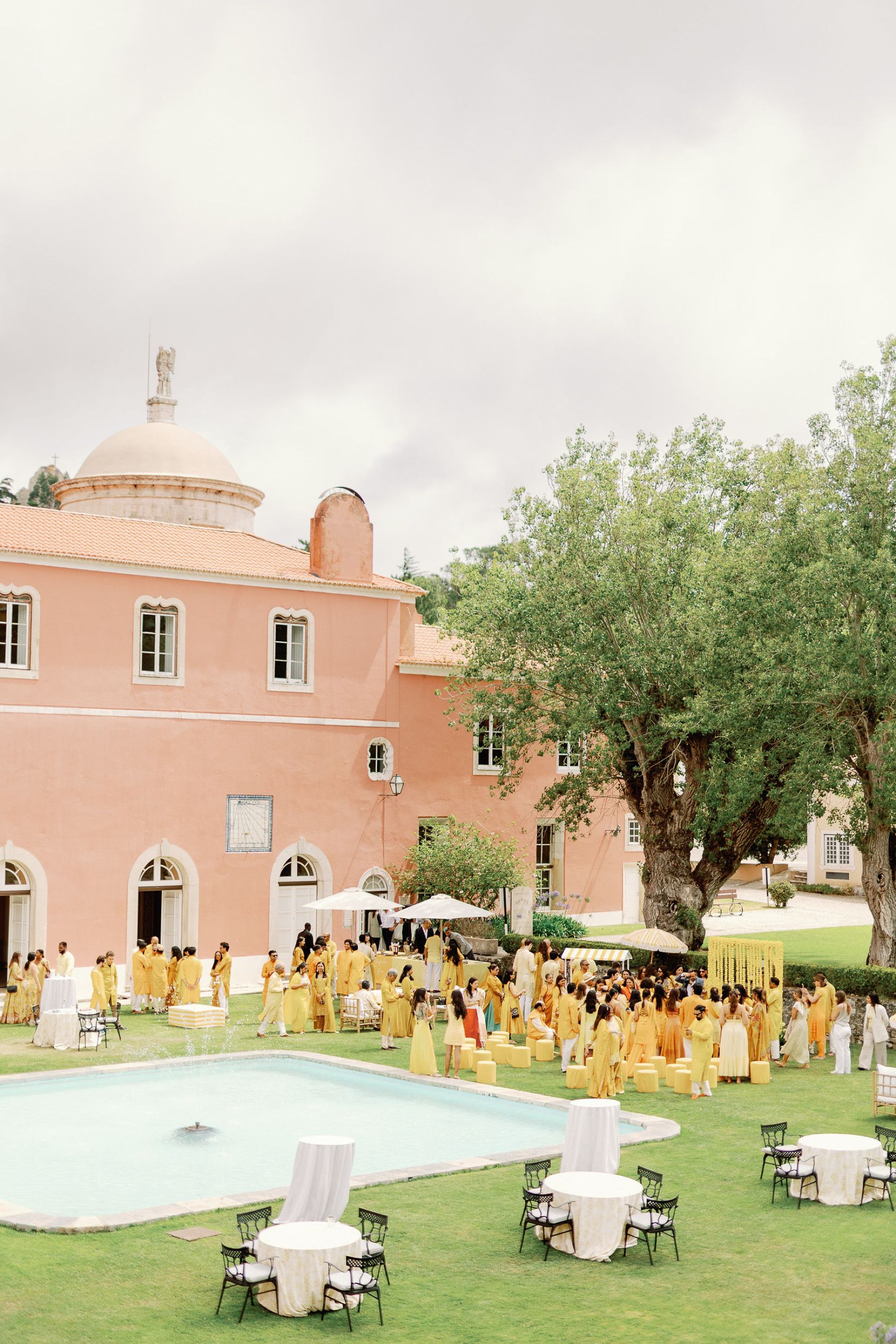 The Rumba, the Red Lehenga, and Rustic Elegance: Anushka &amp; Nitin's Wedding at Penha Longa Resort, Sintra photo