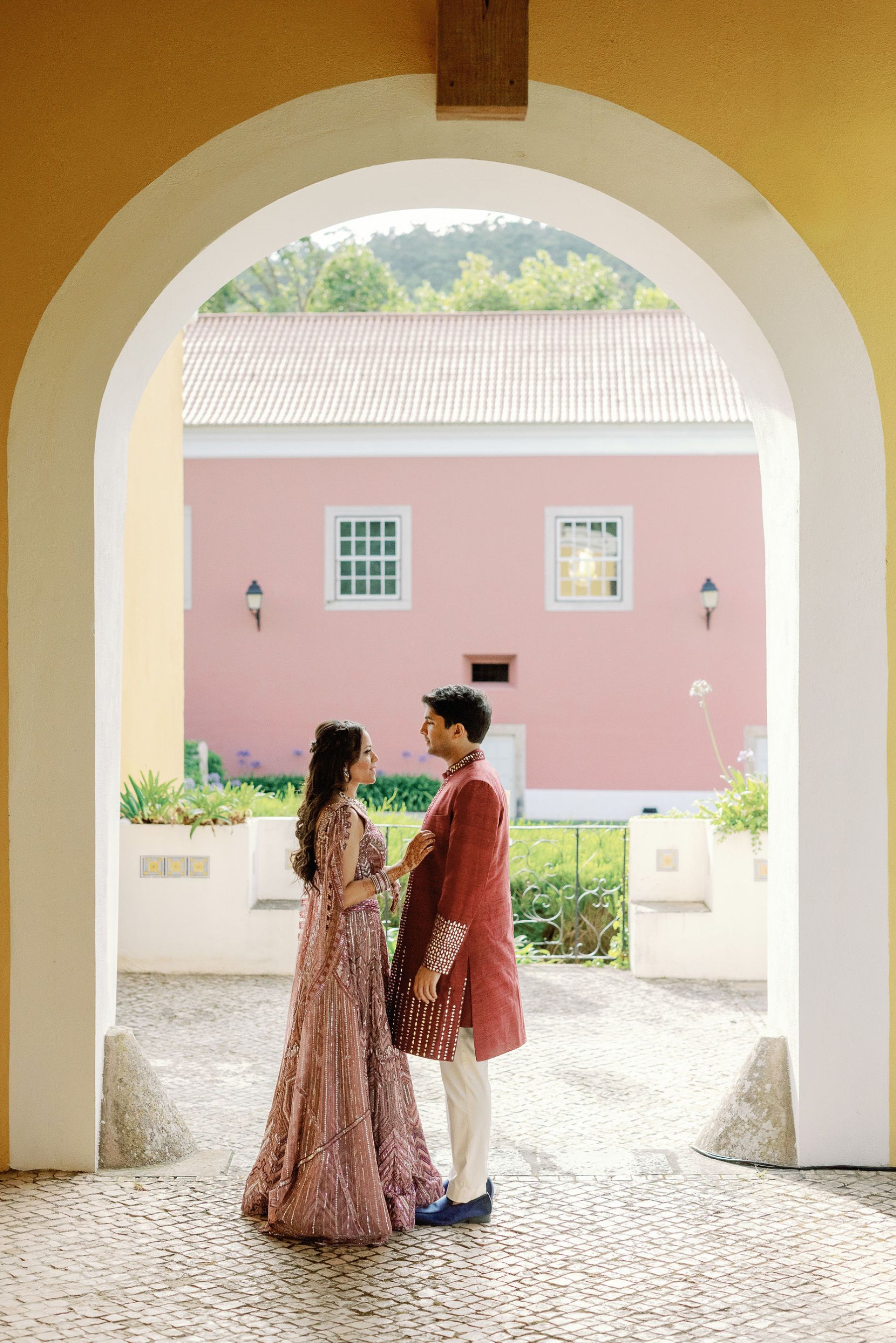 The Rumba, the Red Lehenga, and Rustic Elegance: Anushka &amp; Nitin's Wedding at Penha Longa Resort, Sintra photo