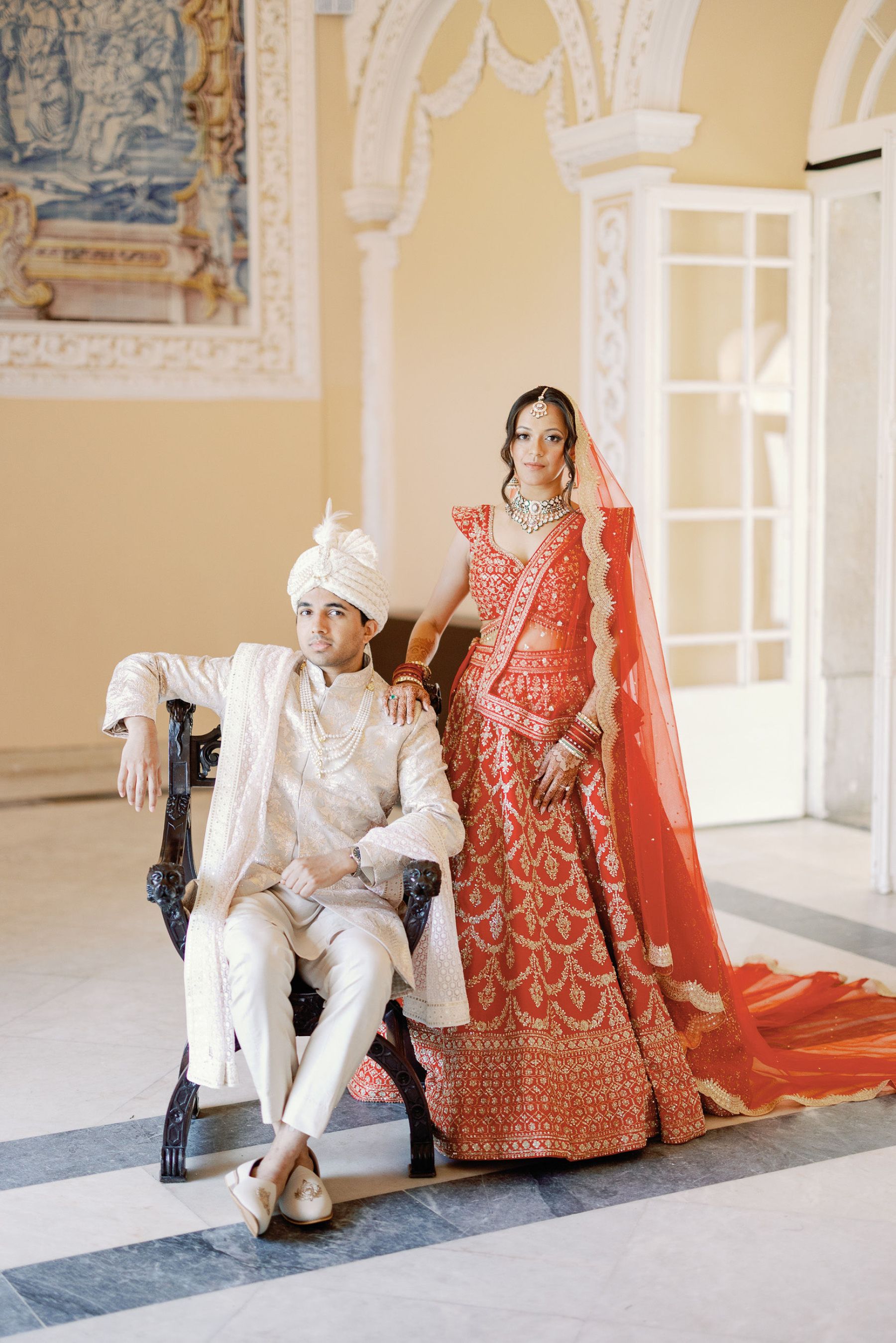 The Rumba, the Red Lehenga, and Rustic Elegance: Anushka &amp; Nitin's Wedding at Penha Longa Resort, Sintra photo