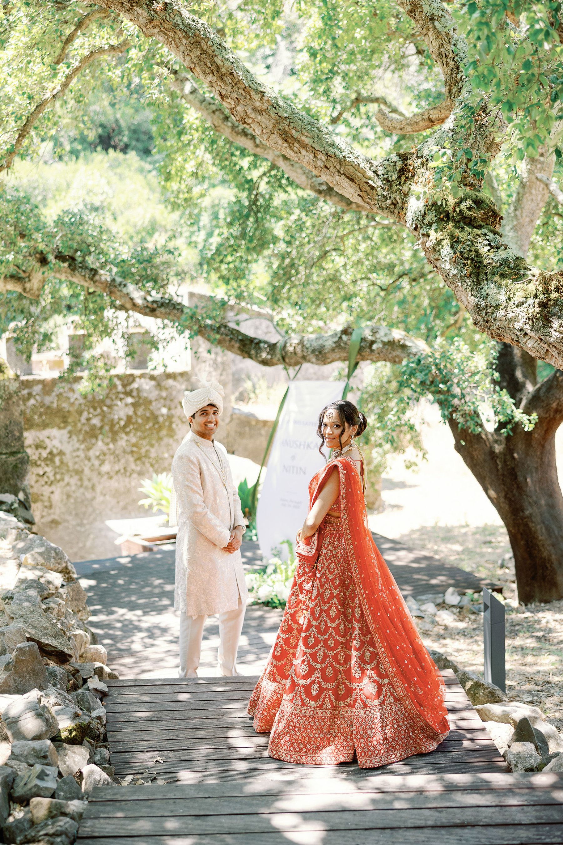 The Rumba, the Red Lehenga, and Rustic Elegance: Anushka &amp; Nitin's Wedding at Penha Longa Resort, Sintra photo