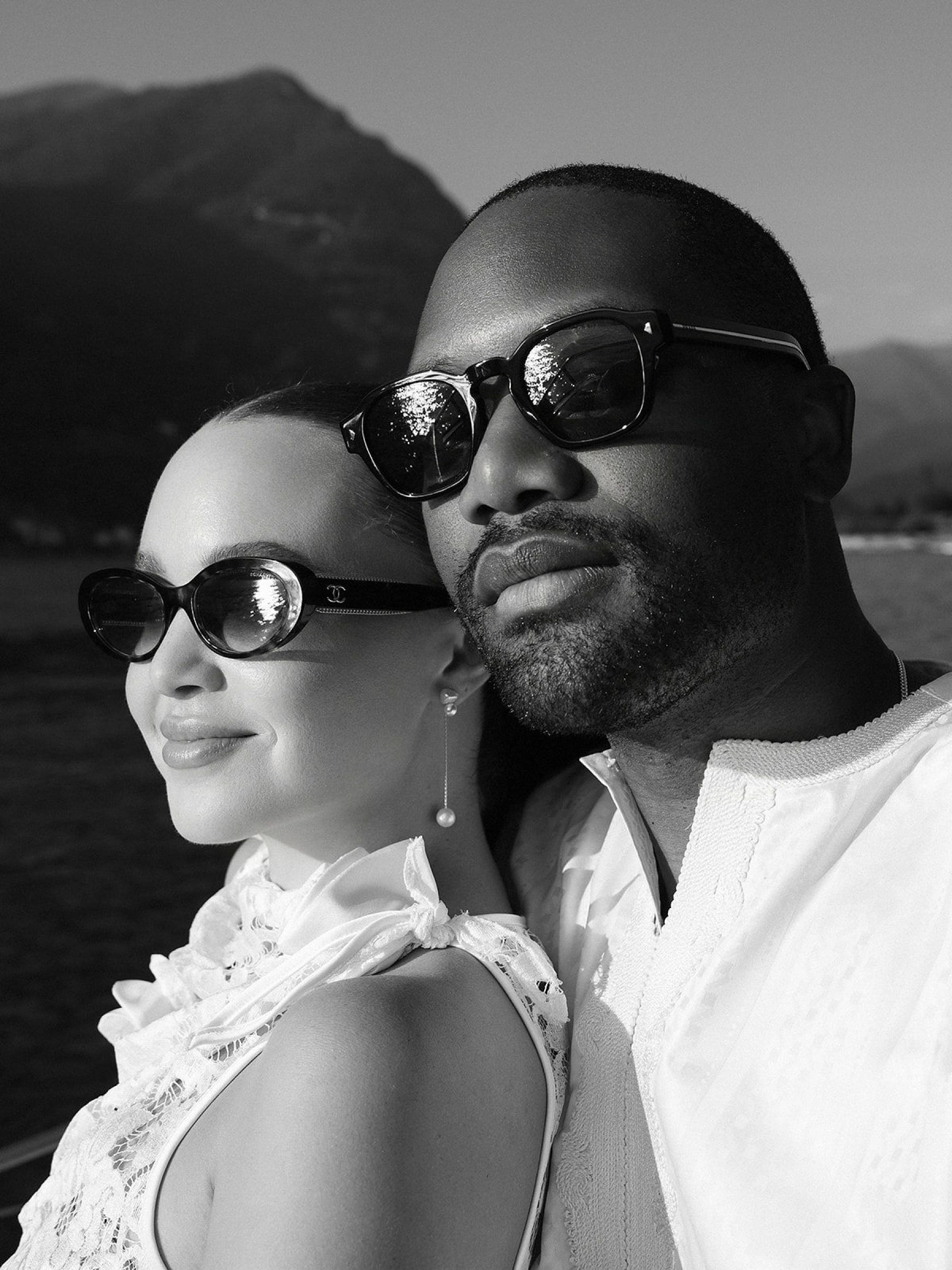 Madison &amp; Rotimi's Wedding at Villa D'Este: One Wooden Boat, 125 Guests, and Florals Nobody Expected photo