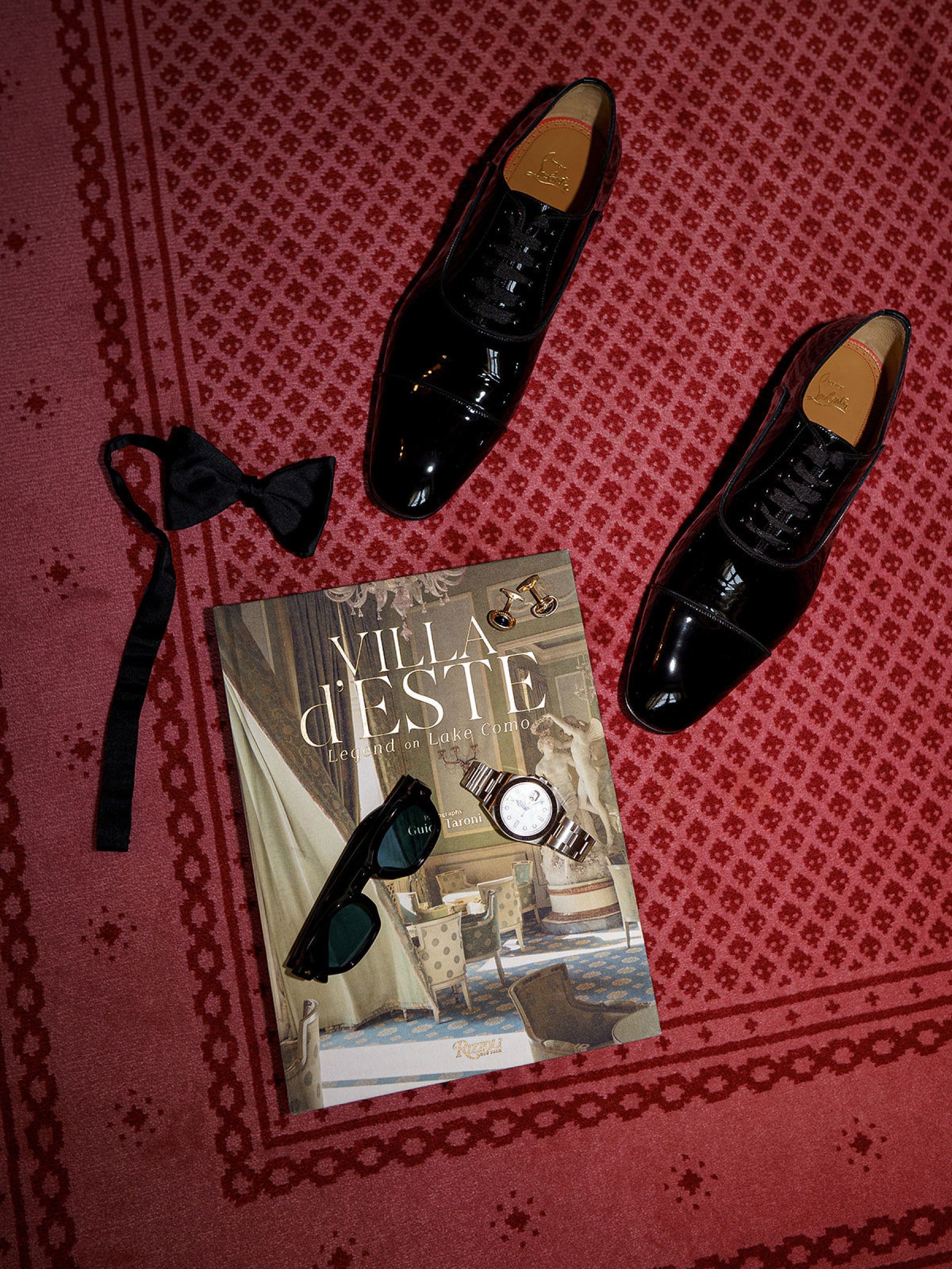 Madison &amp; Rotimi's Wedding at Villa D'Este: One Wooden Boat, 125 Guests, and Florals Nobody Expected photo