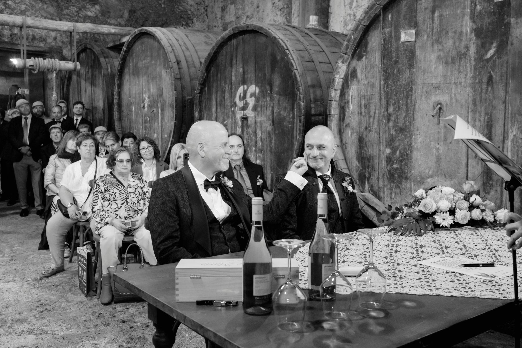 Rain, Lava, and Love: Mario &amp; Hans's Wedding at Cantina Scudero on the Slopes of Etna photo